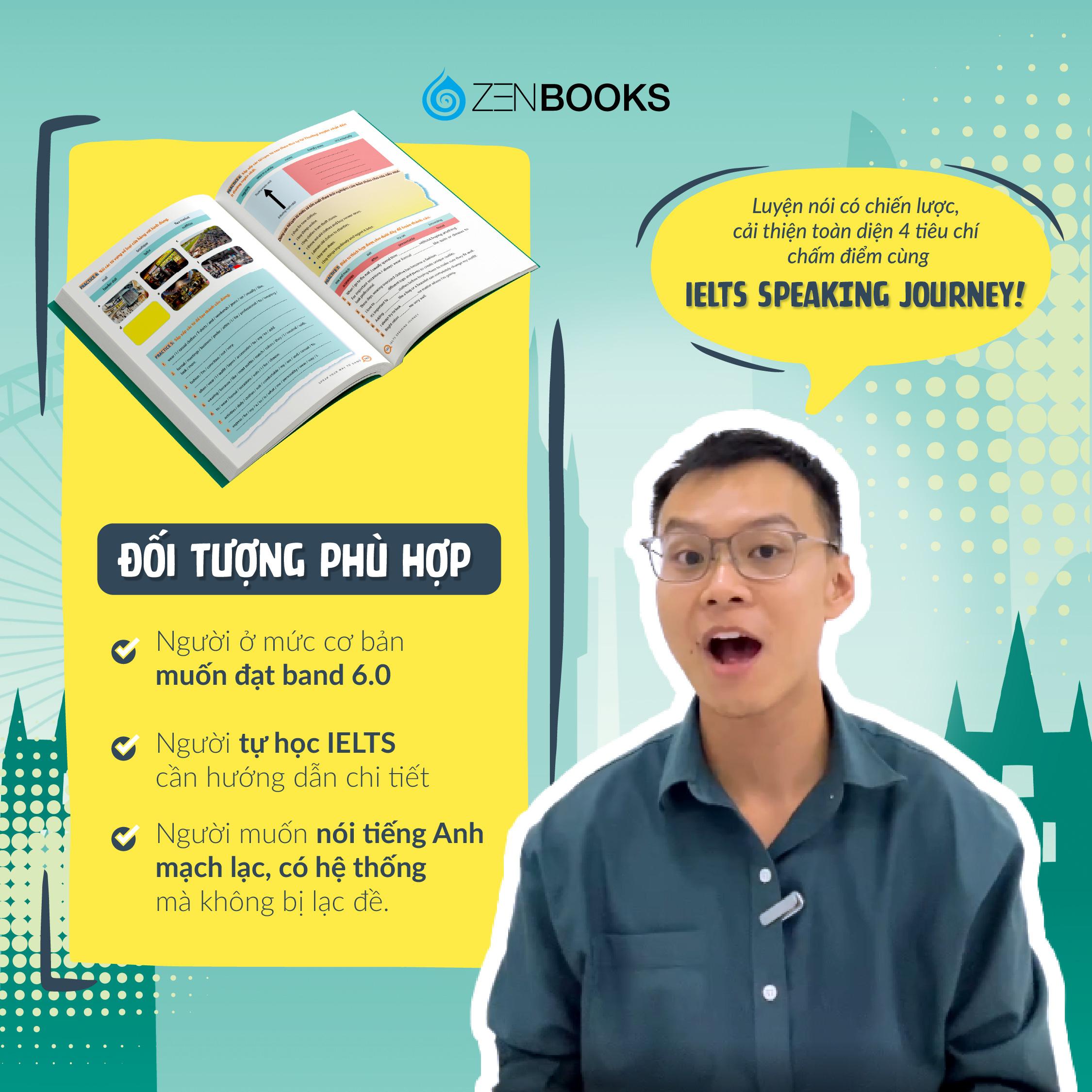Sách - IELTS Speaking Journey - Speak Your Way To Band 6.0