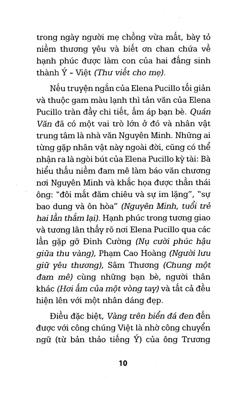 Vàng Trên Biển Đá Đen