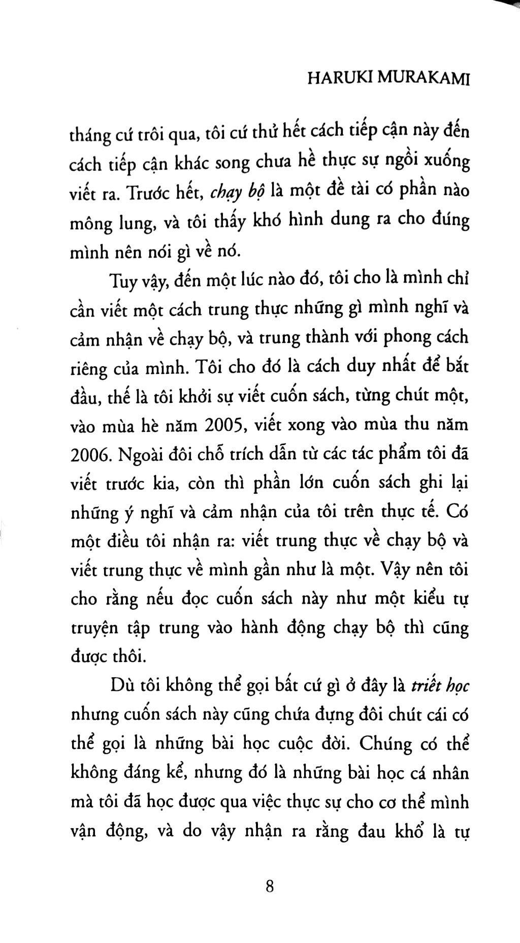 Tôi Nói Gì Khi Nói Về Chạy Bộ