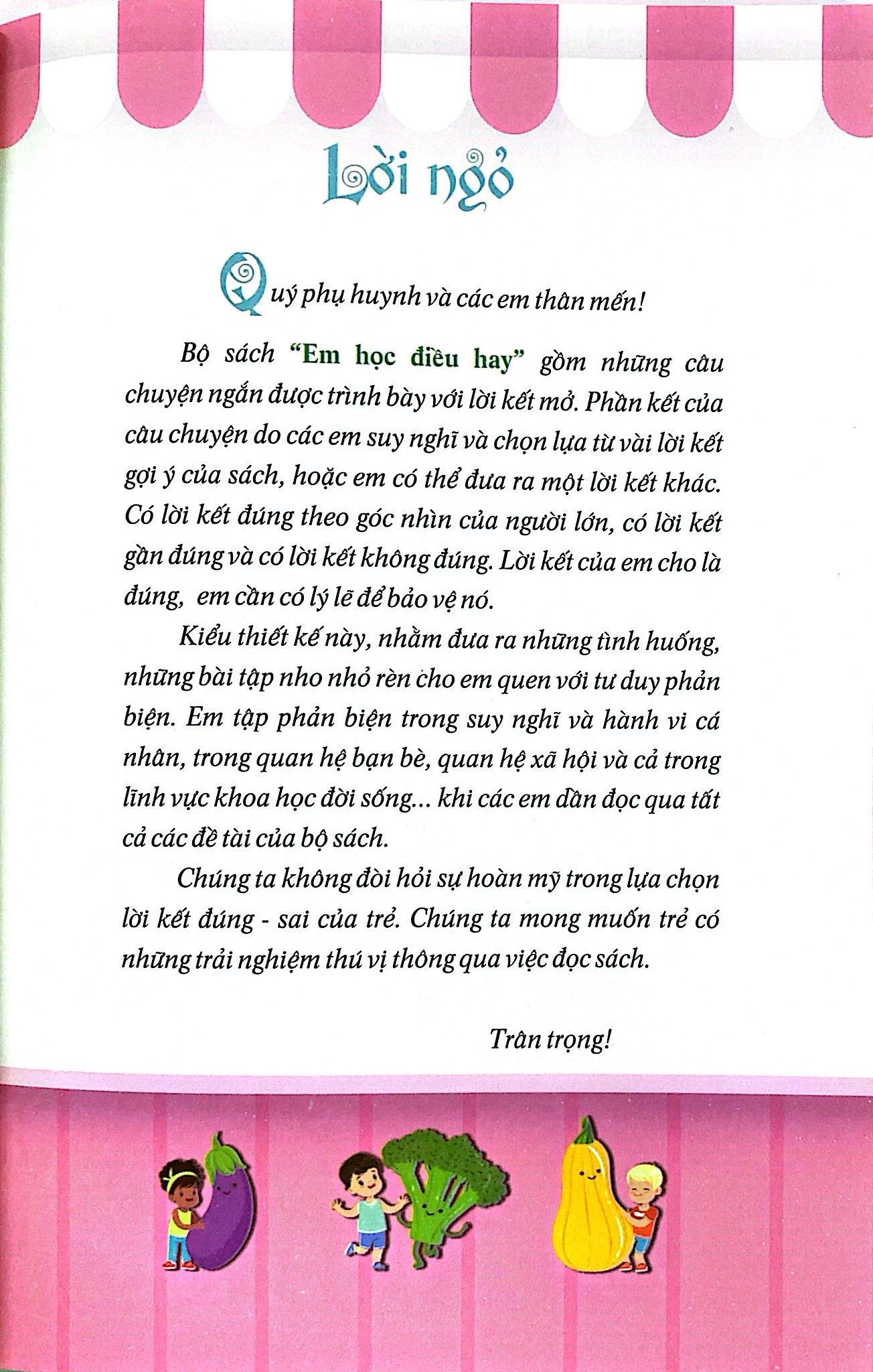 Em Học Điều Hay: Khả Năng Tự Lập