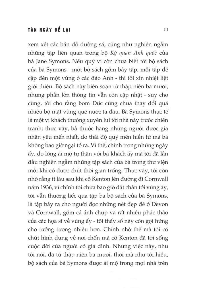 Tàn Ngày Để Lại (Bìa Cứng)