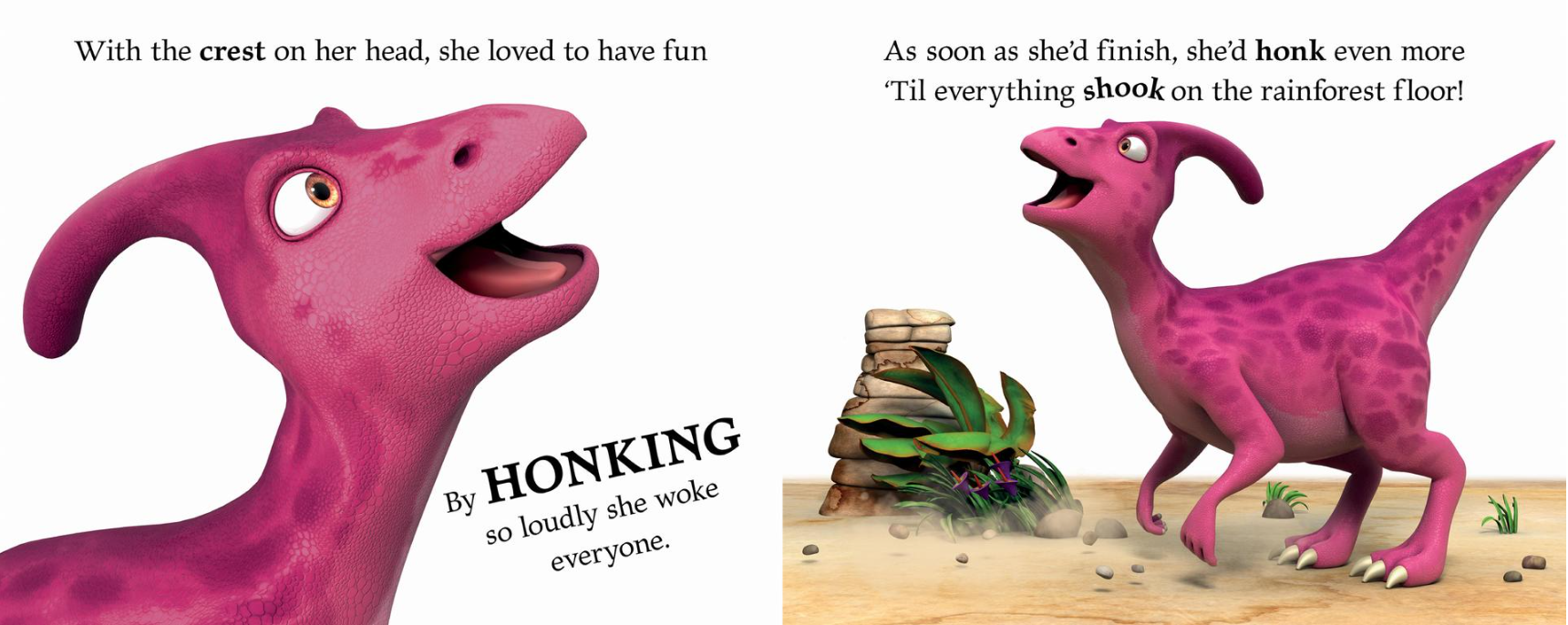 Dinosaur Honk! The Parasaurolophus