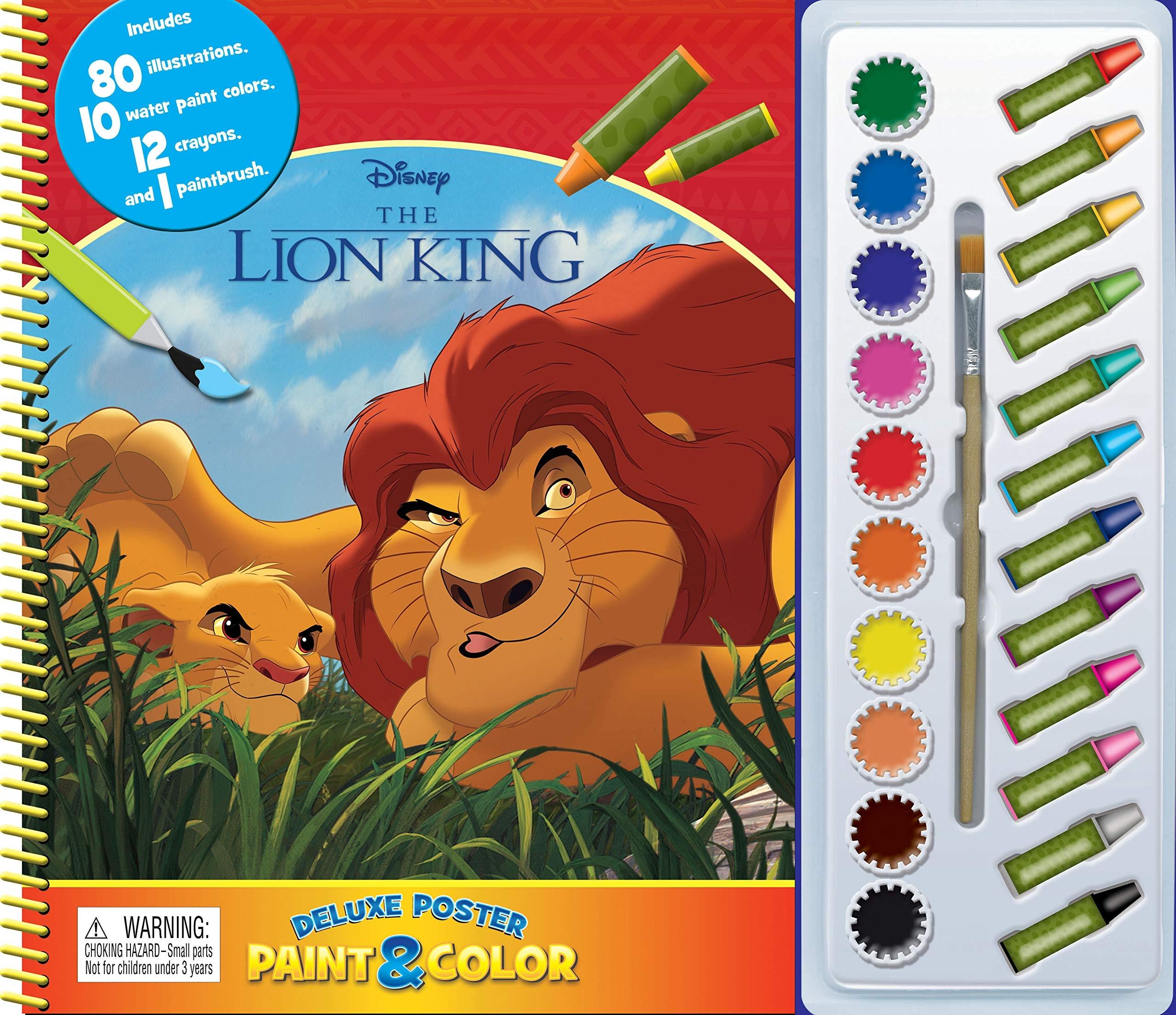 Disney Lion King Deluxe Poster Paint & Color