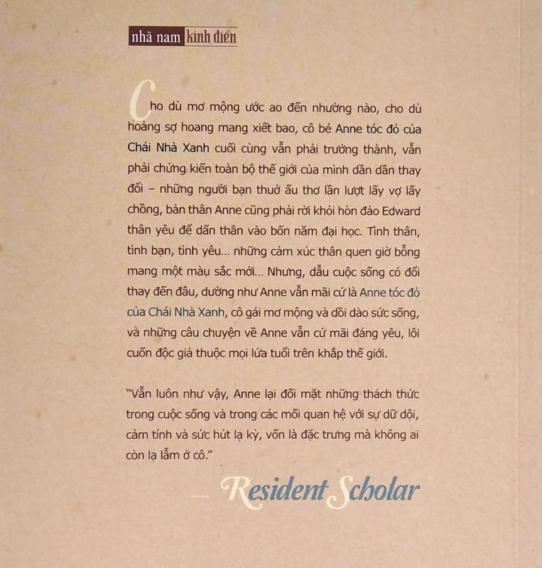 Sách - Anne tóc đỏ ở đảo hoàng tử Edward (TB 2024) (Nhã Nam HCM)
