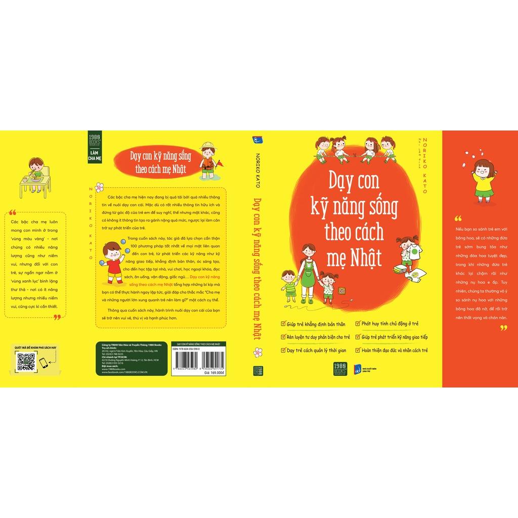 Sách Dạy con kỹ năng sống theo cách mẹ nhật - BẢN QUYỀN