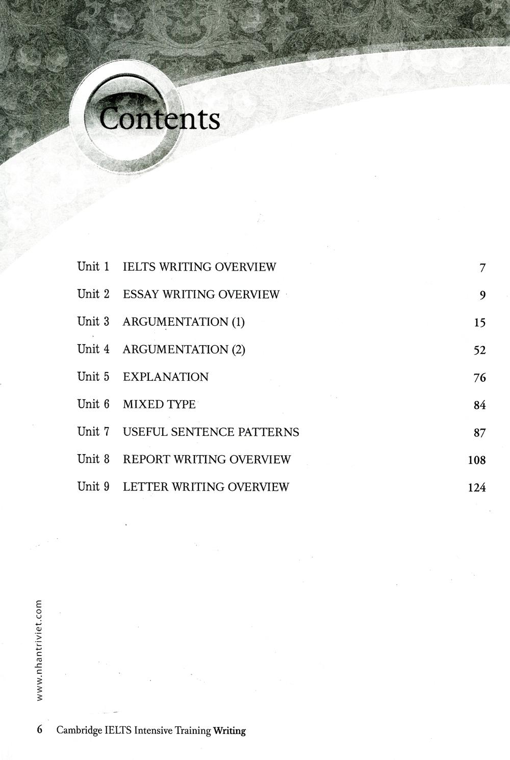Cambridge IELTS Intensive Training Writing (Không CD)