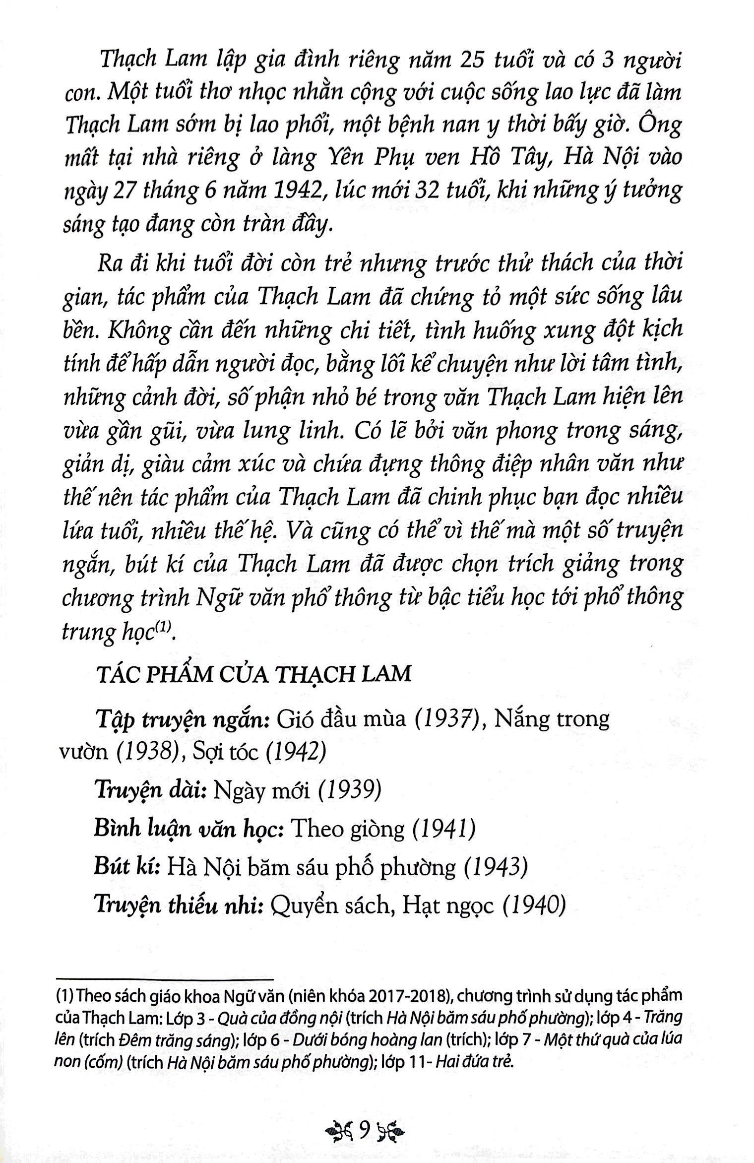 Văn Học Trong Nhà Trường: Gió Lạnh Đầu Mùa (Tái Bản 2019)