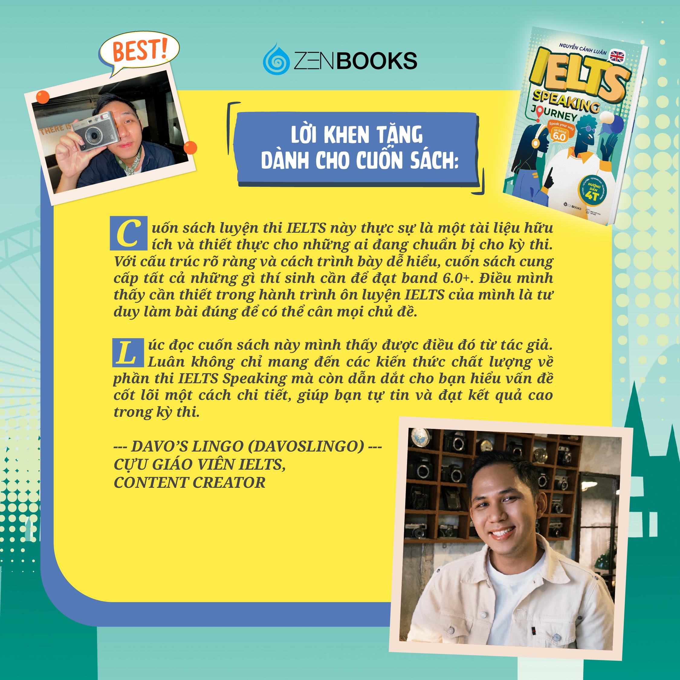 Sách - IELTS Speaking Journey - Speak Your Way To Band 6.0
