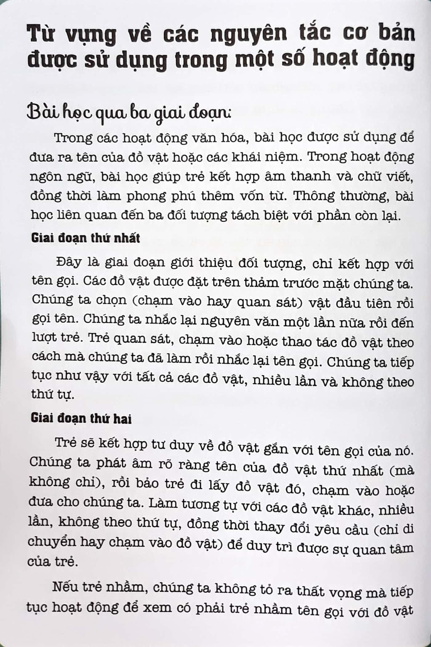 Học Montessori Để Dạy Trẻ Theo Phương Pháp Montessori - 100 Hoạt Động Montessori: Con Không Muốn Làm Cây Trong Lồng Kính