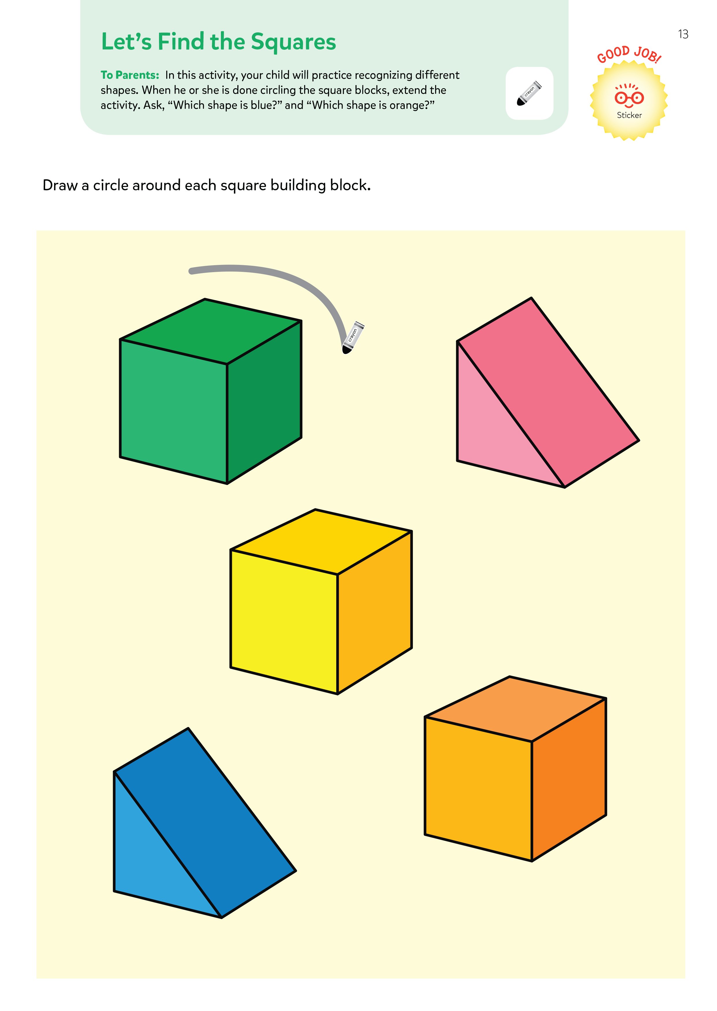 Play Smart Color & Shape Picture Puzzlers 2+