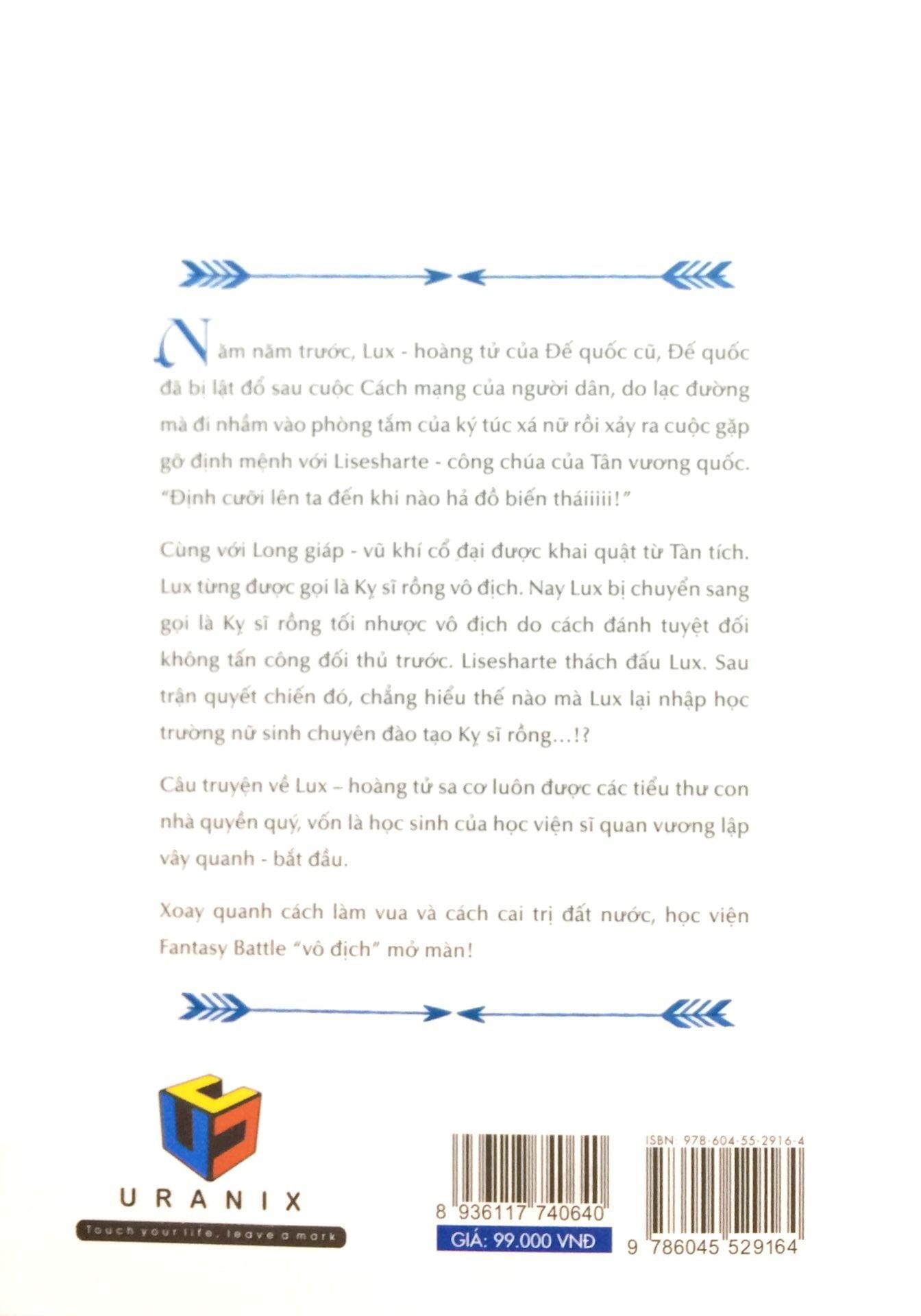 Kỵ Sĩ Rồng Bất Bại - Tập 1
