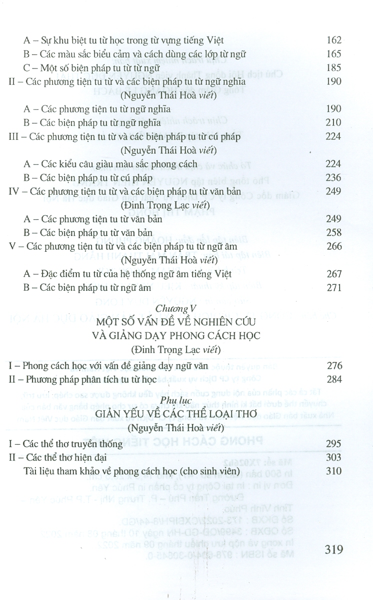 PHONG CÁCH HỌC TIẾNG VIỆT (Tái bản lần thứ mười lăm)