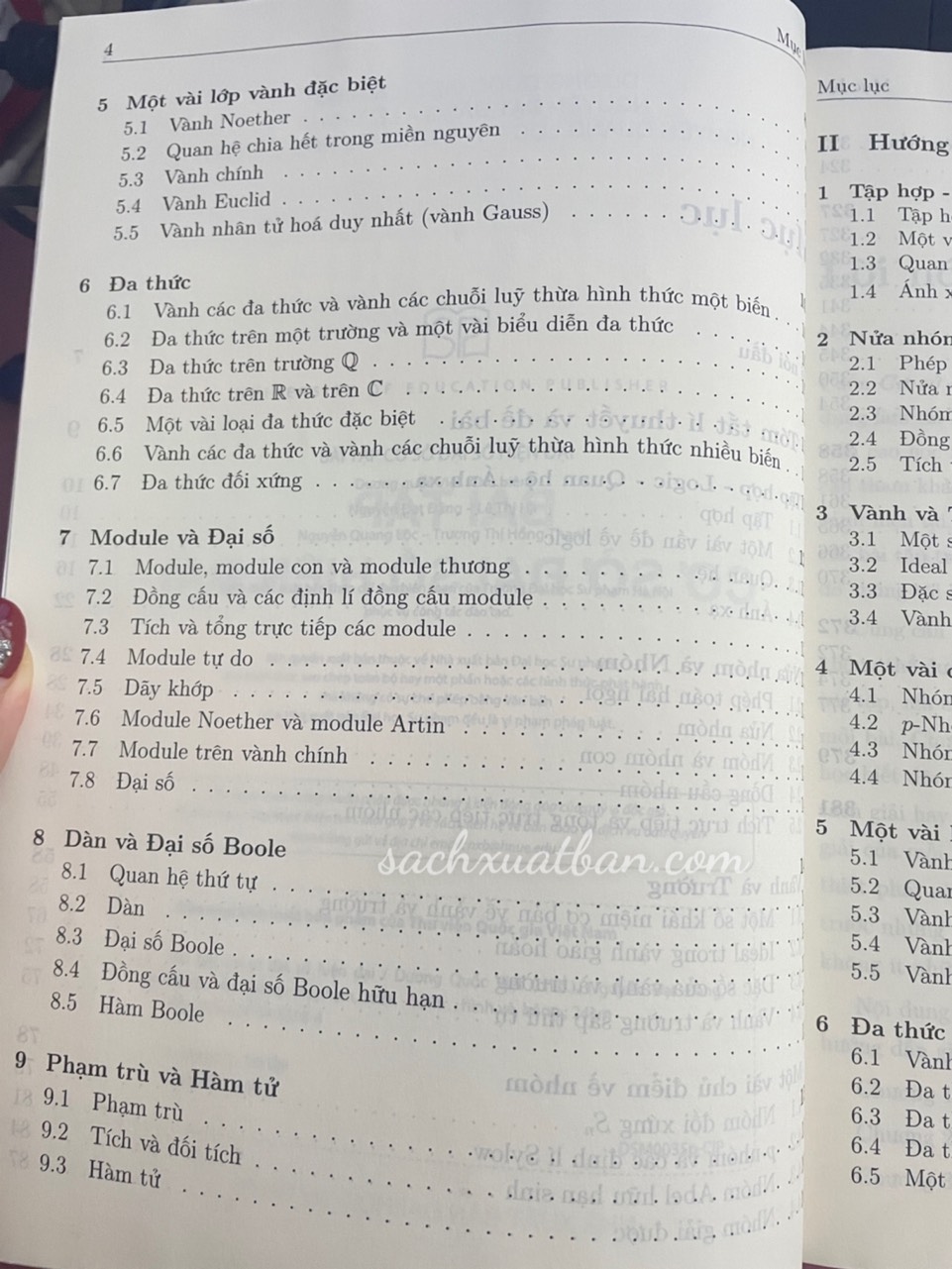 Sách Bài Tập Cơ Sở Đại Số Hiện Đại