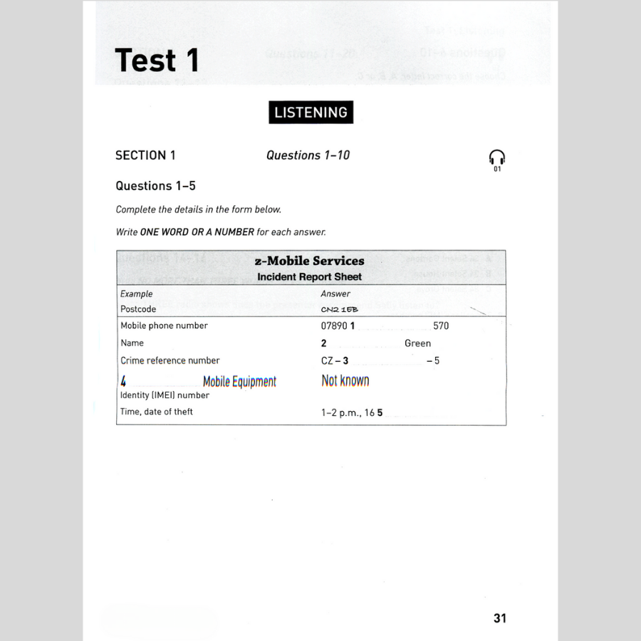 Collins Practice Tests For IELTS (Kèm CD)