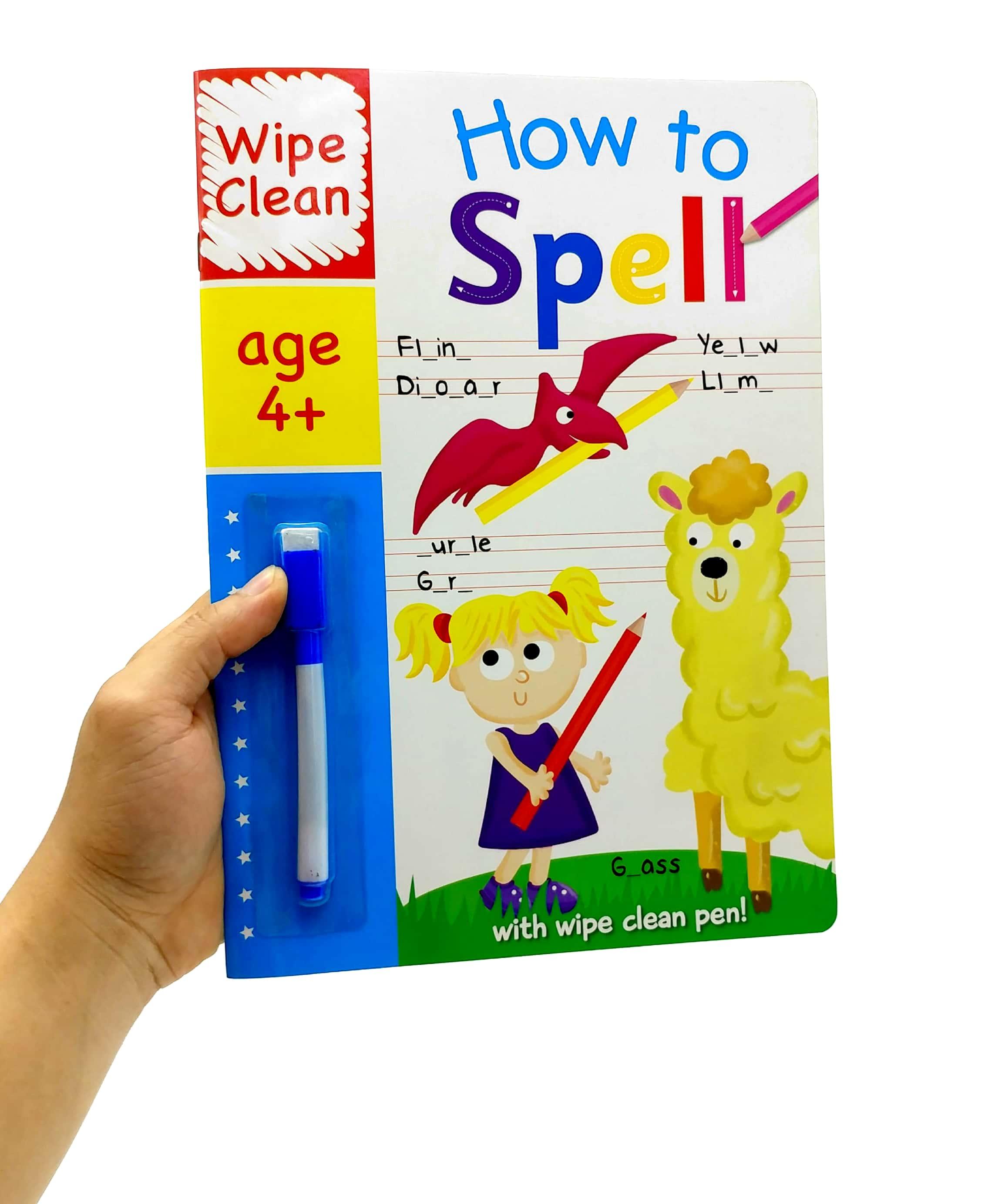 Wipe Clean I Can Spell - Book With Pen Age 6+