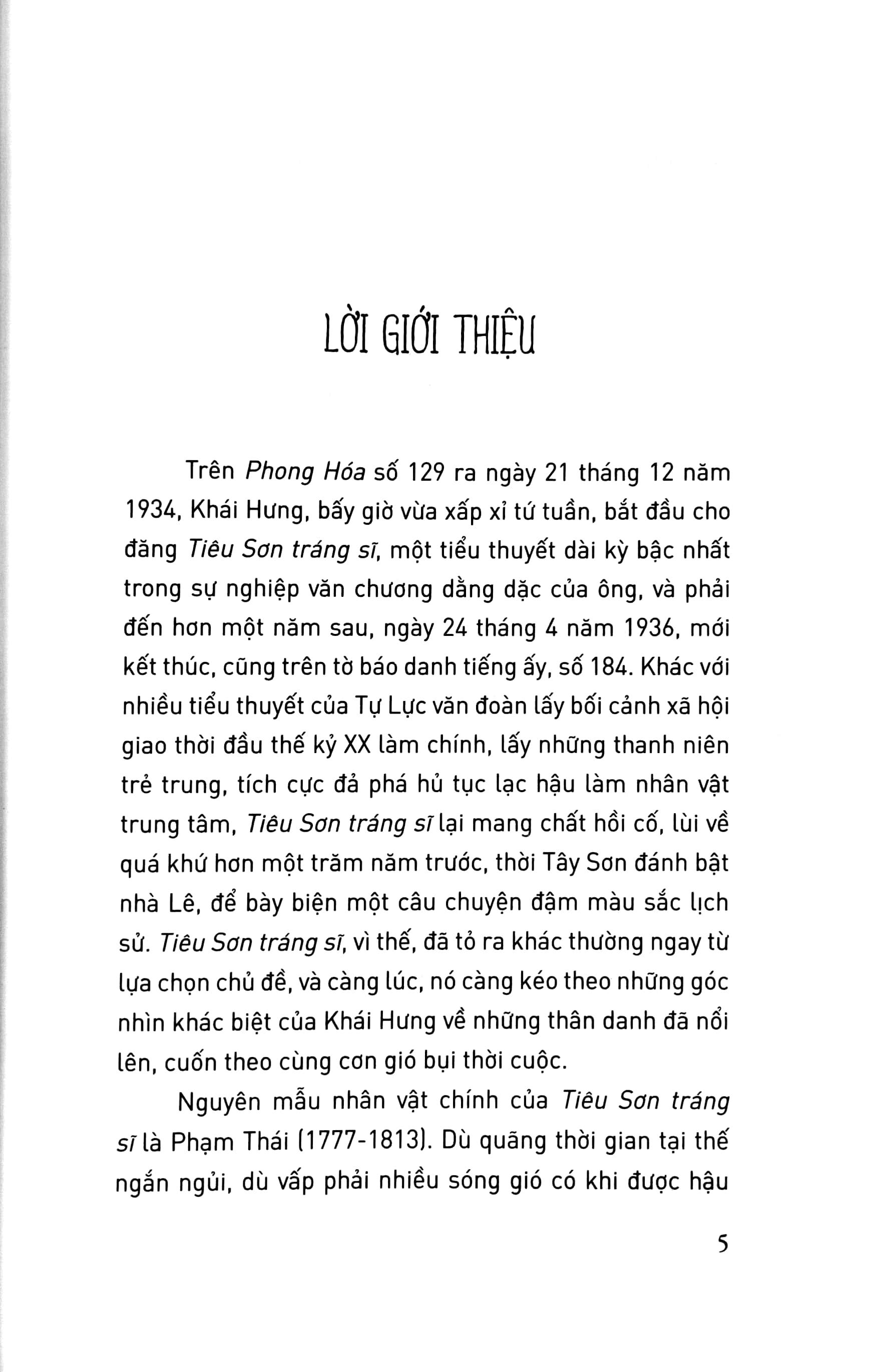 Việt Nam Danh Tác - Tiêu Sơn Tráng Sĩ