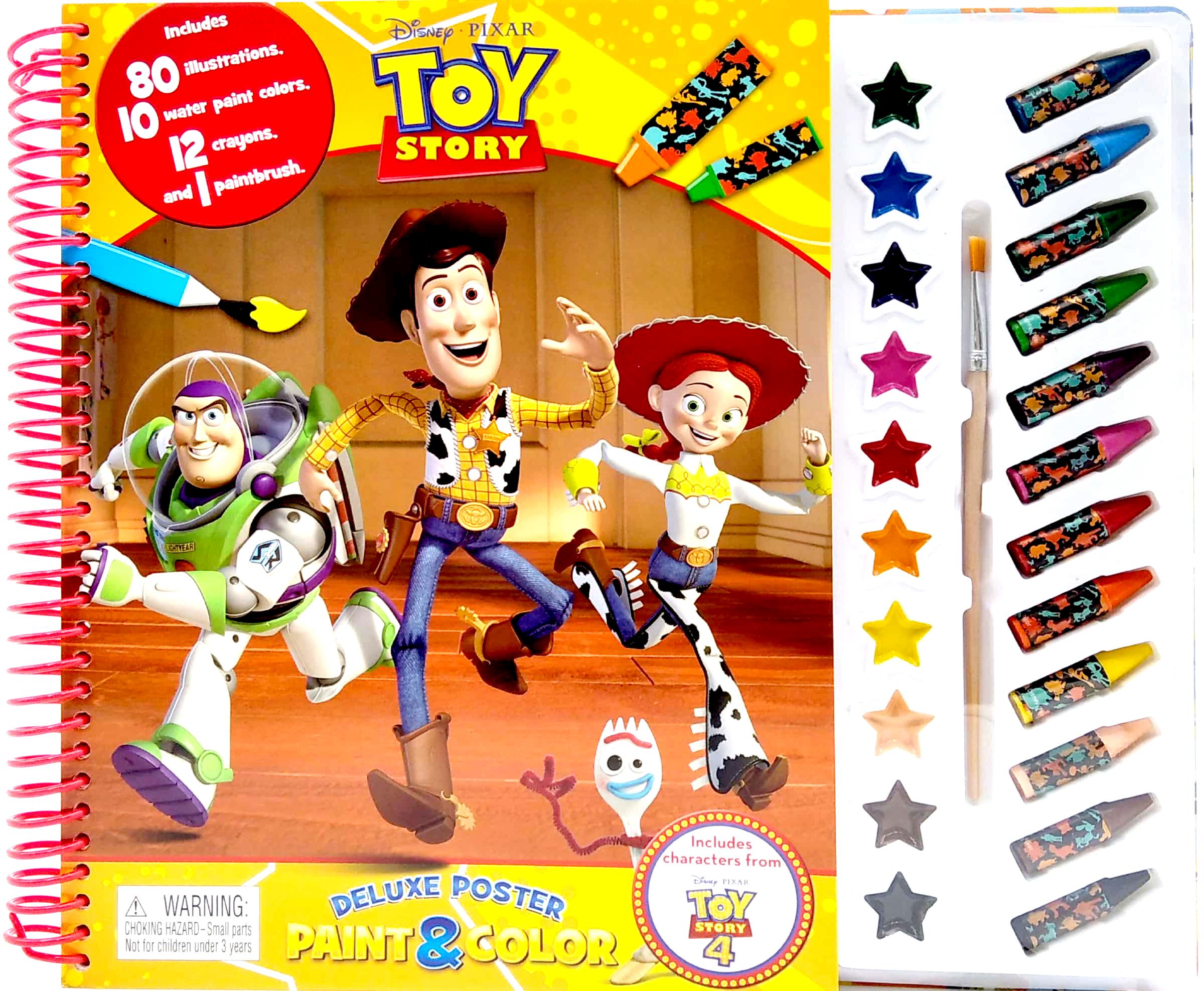 Disney Toy Story 4 Deluxe Poster Paint & Color