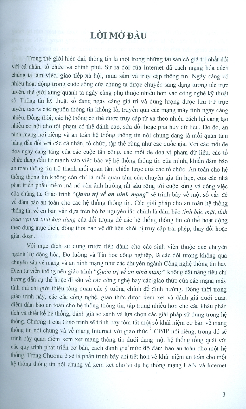 Quản Trị Về An Ninh Mạng