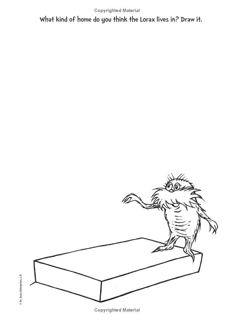 The Lorax Deluxe Doodle Book (Dr. Seuss
