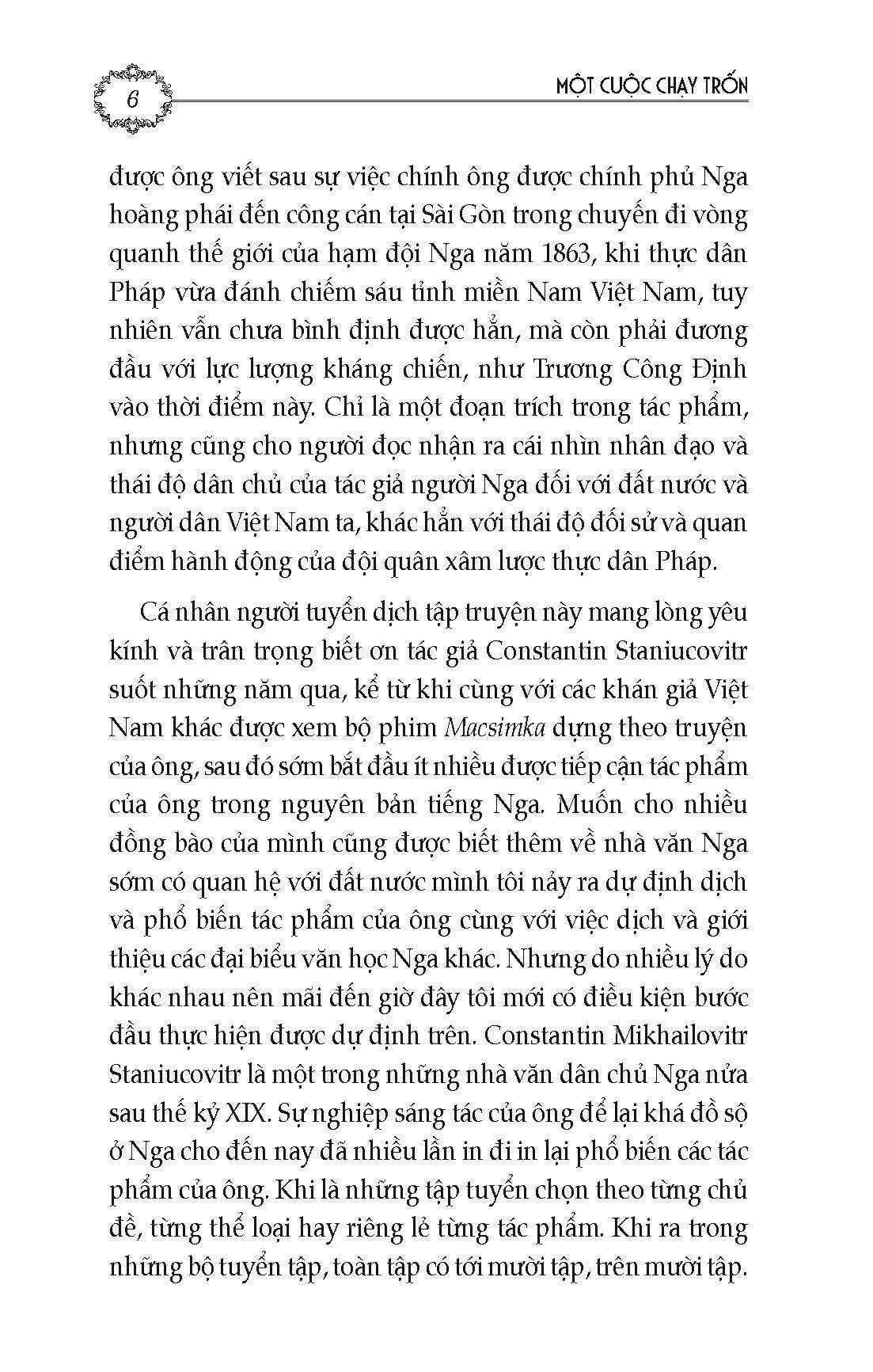 Một Cuộc Chạy Trốn