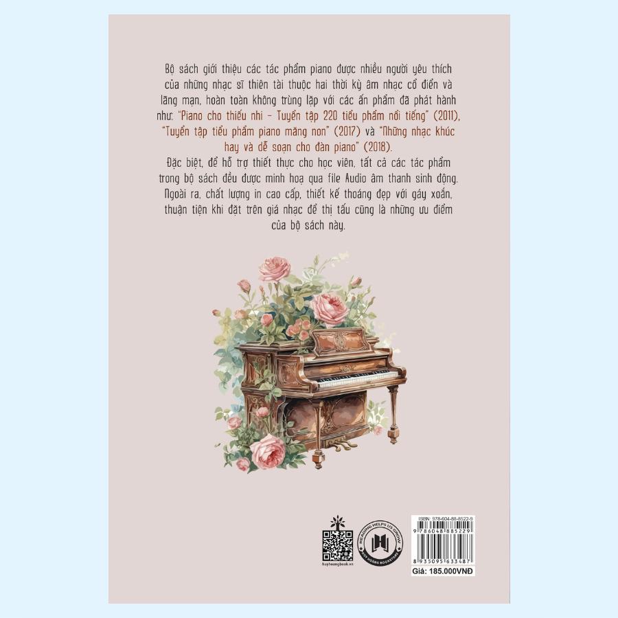 Sách - Tuyển Tập Tác Phẩm Piano Cổ Điển Lãng Mạn Được Yêu Thích - Tập 1 - Huy Hoàng