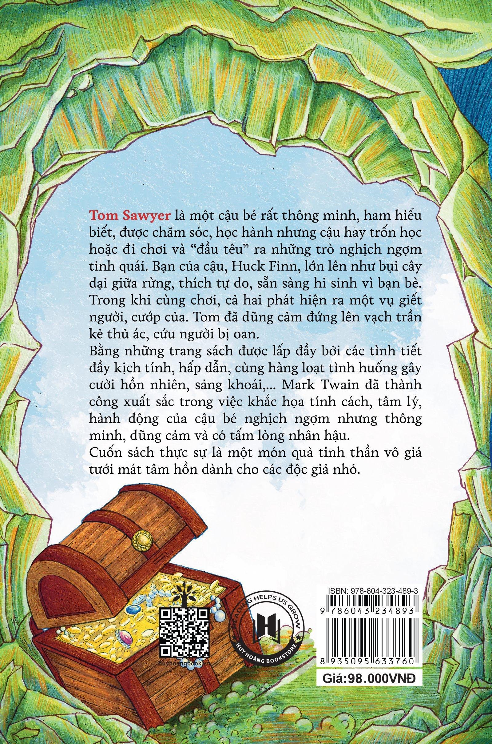 Sách - Cuộc Phiêu Lưu Của Tom Sawyer (Tái Bản 2024)