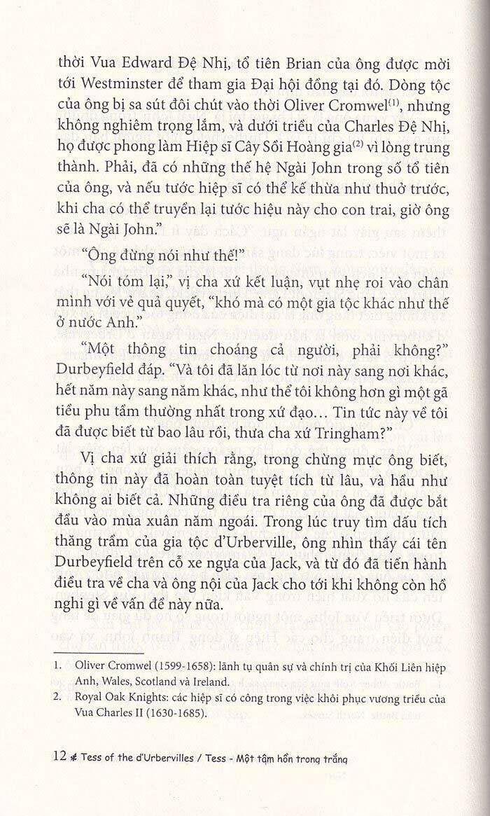 Tess Một Tâm Hồn Trong Trắng