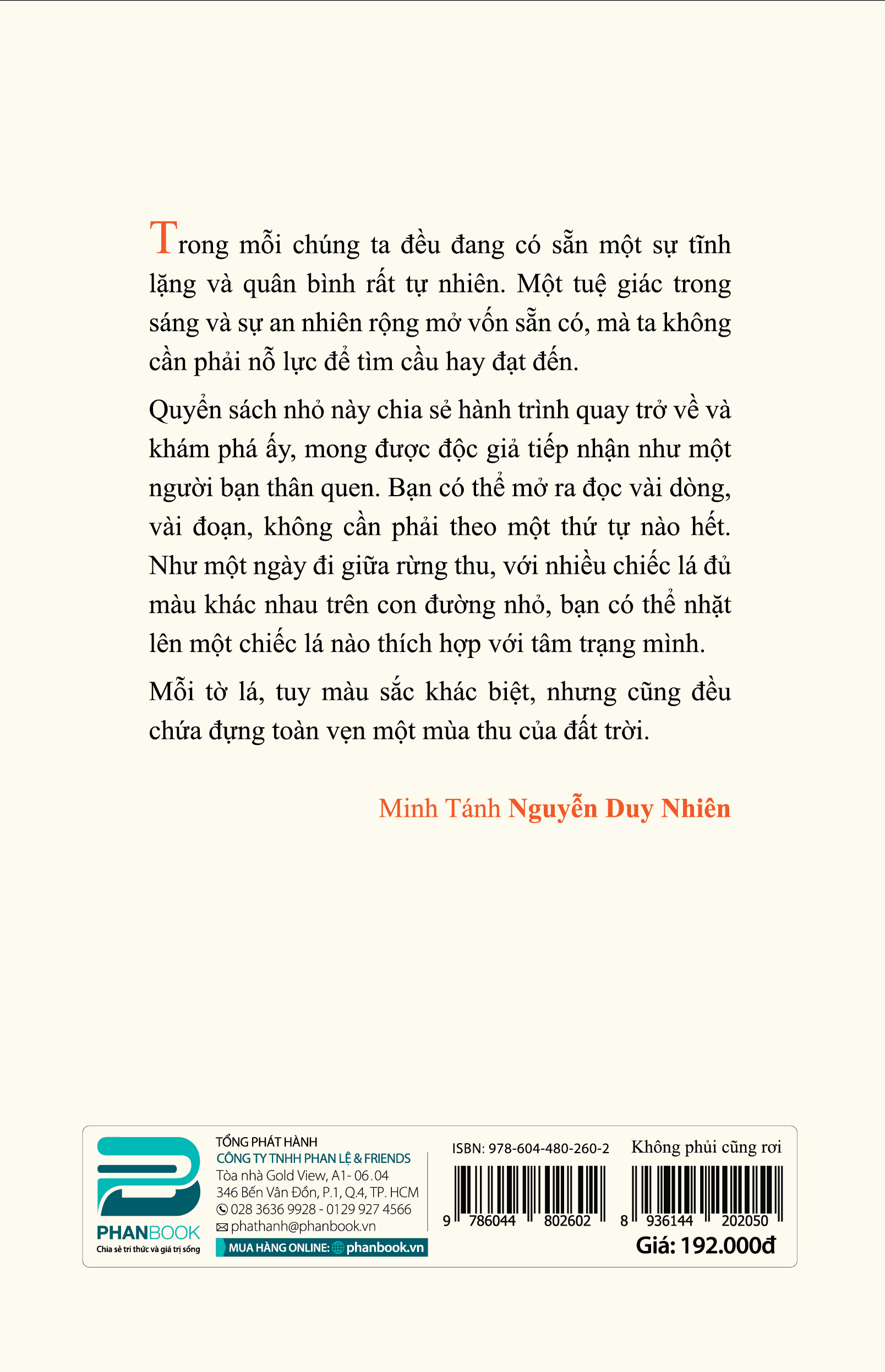 Không Phủi Cũng Rơi - Minh tánh Nguyễn Duy Nhiên
