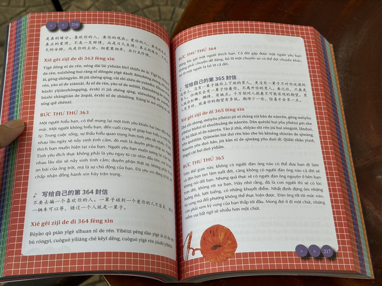 (Bìa mềm, phủ nhũ) 999 LÁ THƯ GỬI CHO CHÍNH MÌNH – Song ngữ toàn tập – Miêu Công Tử – Vanvietbooks – NXB Thanh Niên