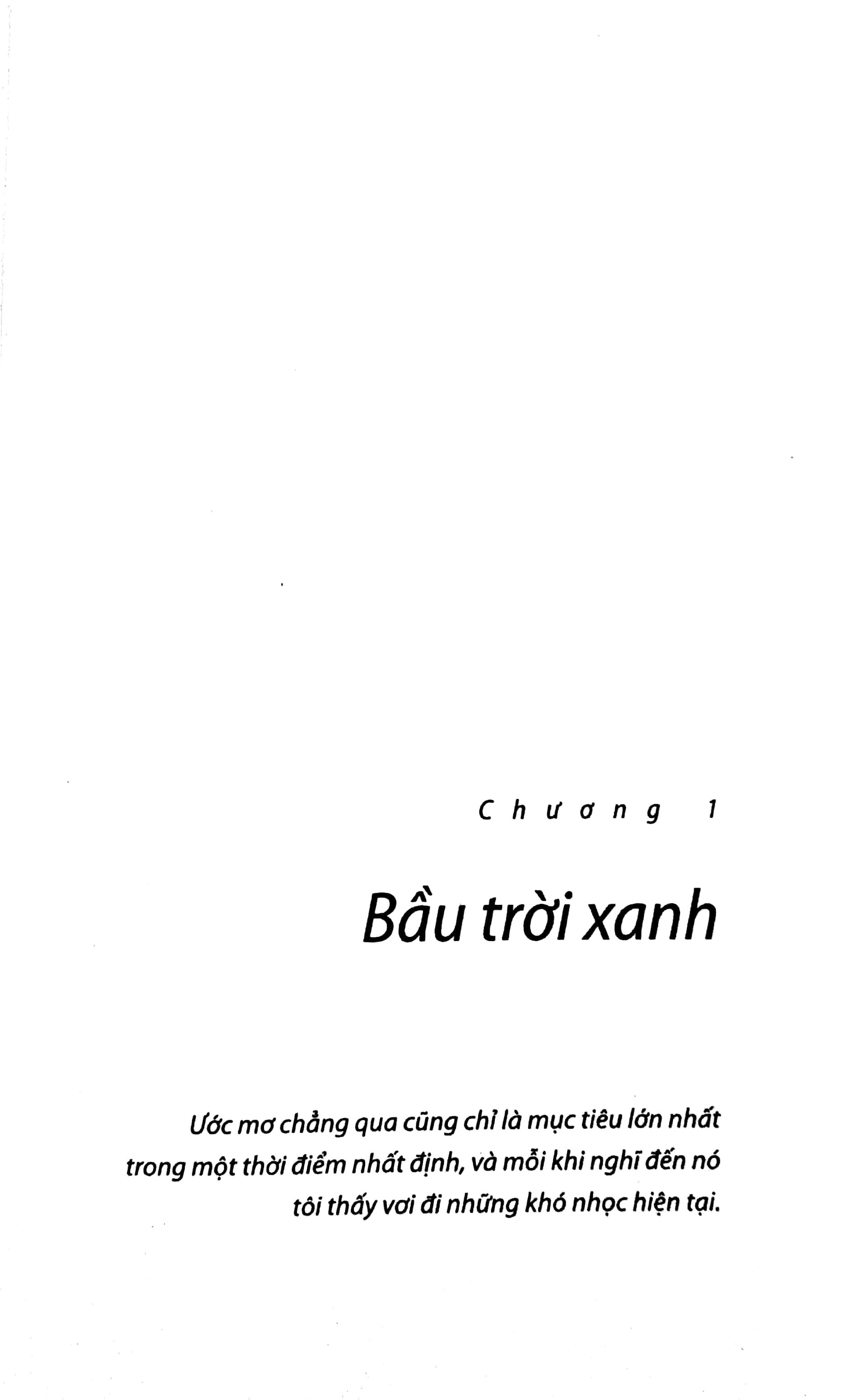 Bầu Trời Không Chỉ Có Màu Xanh (Tái Bản 2017)
