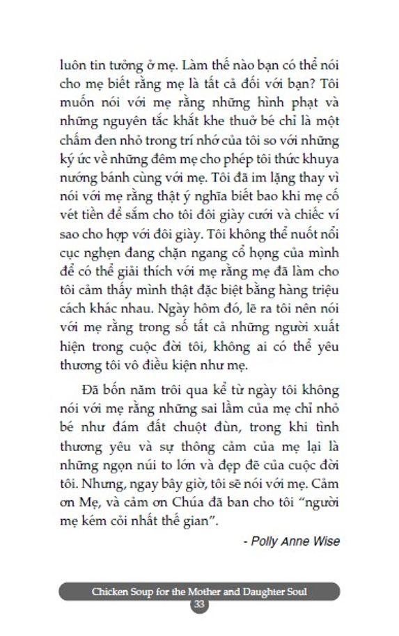 Chicken Soup For The Mother And Daughter Soul - Vòng Tay Của Mẹ (Tái Bản 2023)