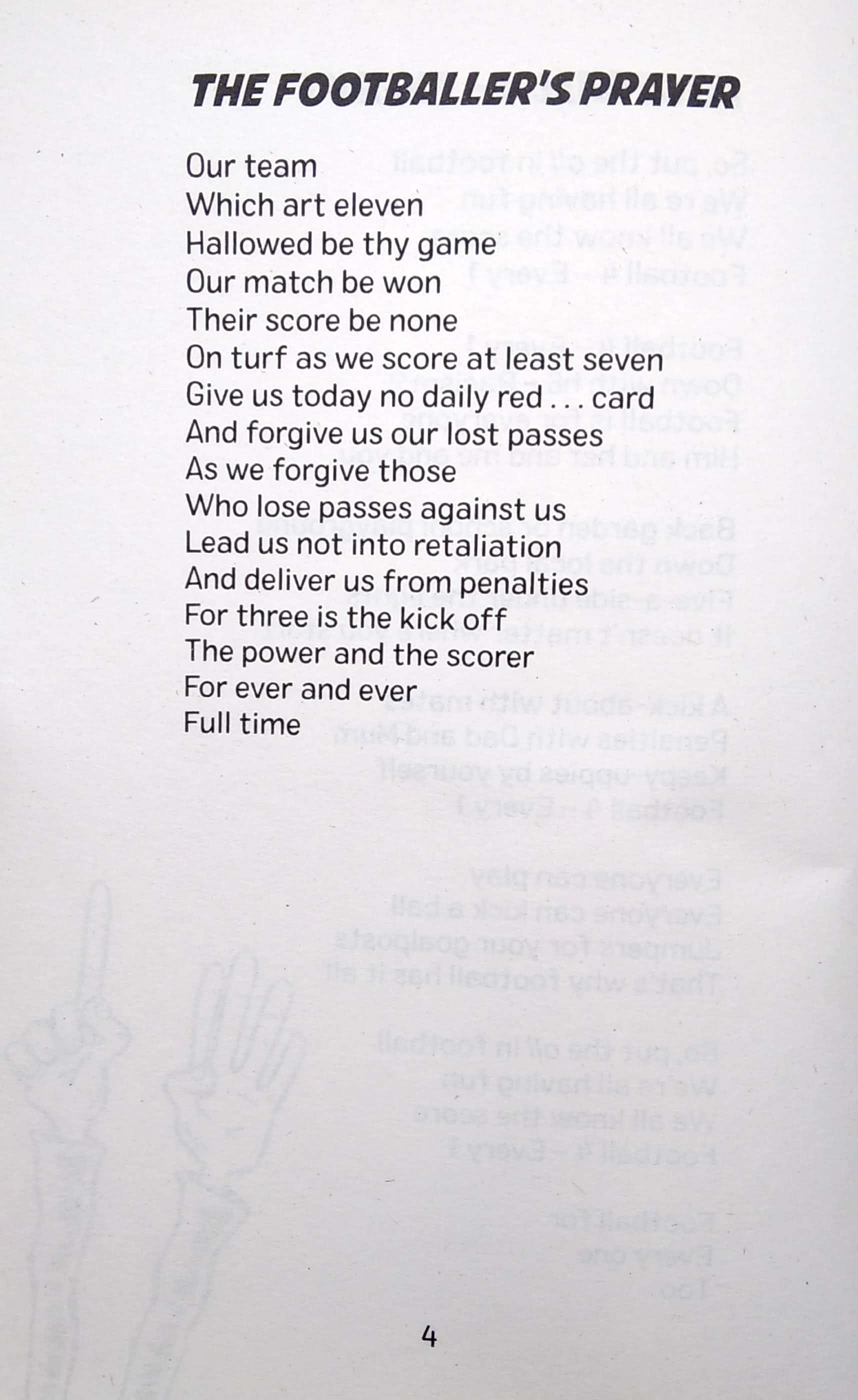 Football 4 Every 1: Fantastically Funny Poems For All Footie Fans
