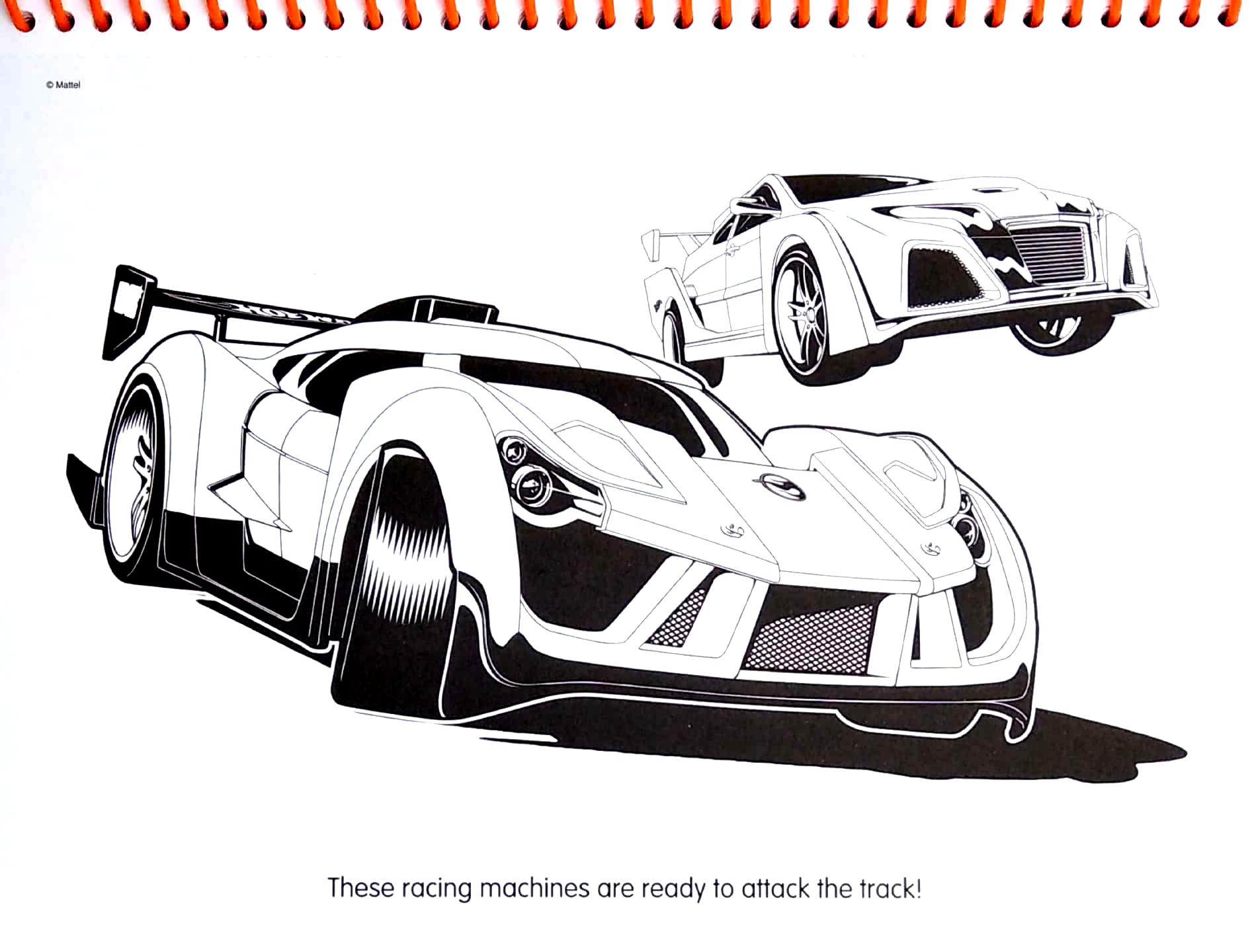Mattel Hot Wheels Deluxe Poster Paint & Color