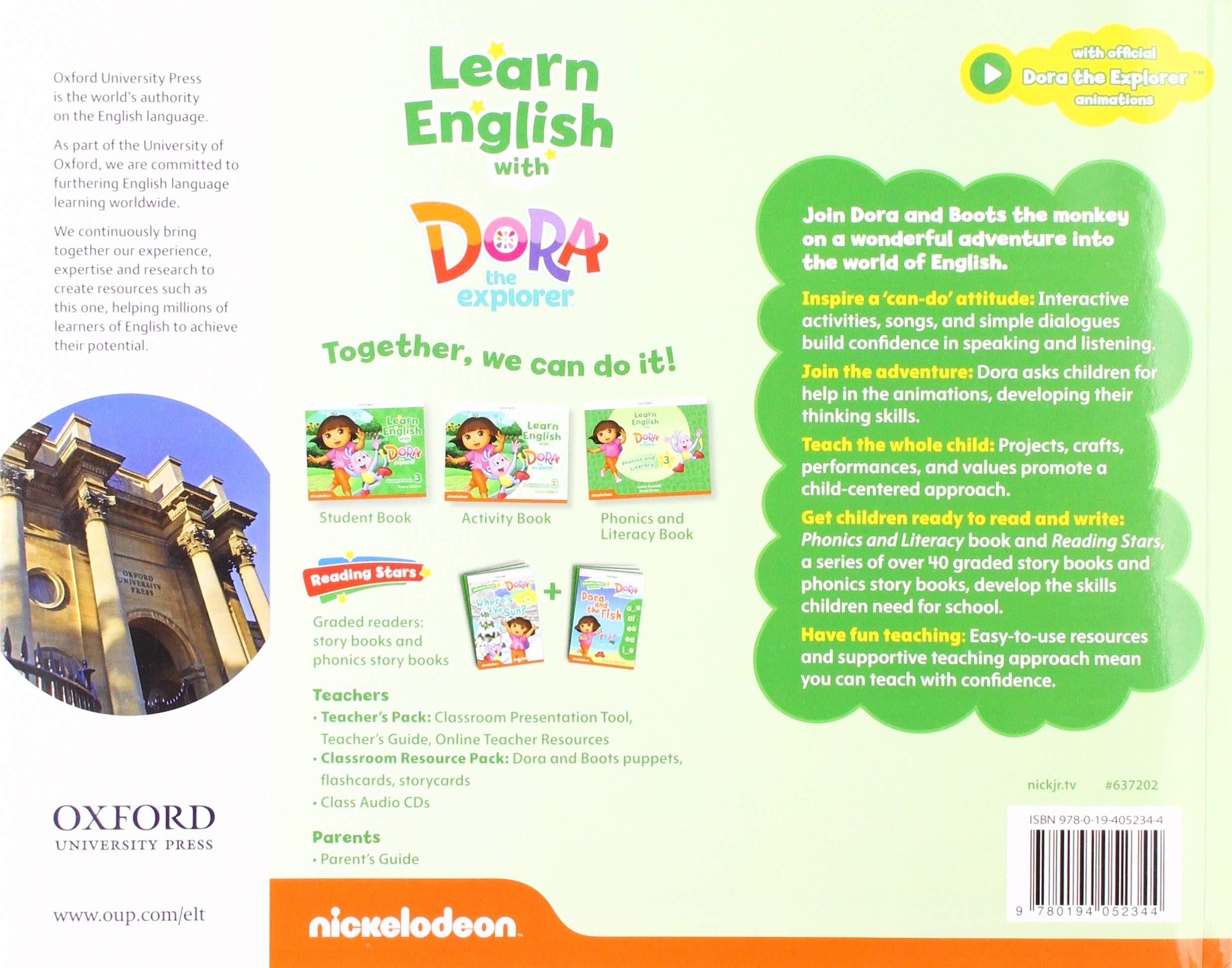 Learn English with Dora the Explorer 3 Activity Book