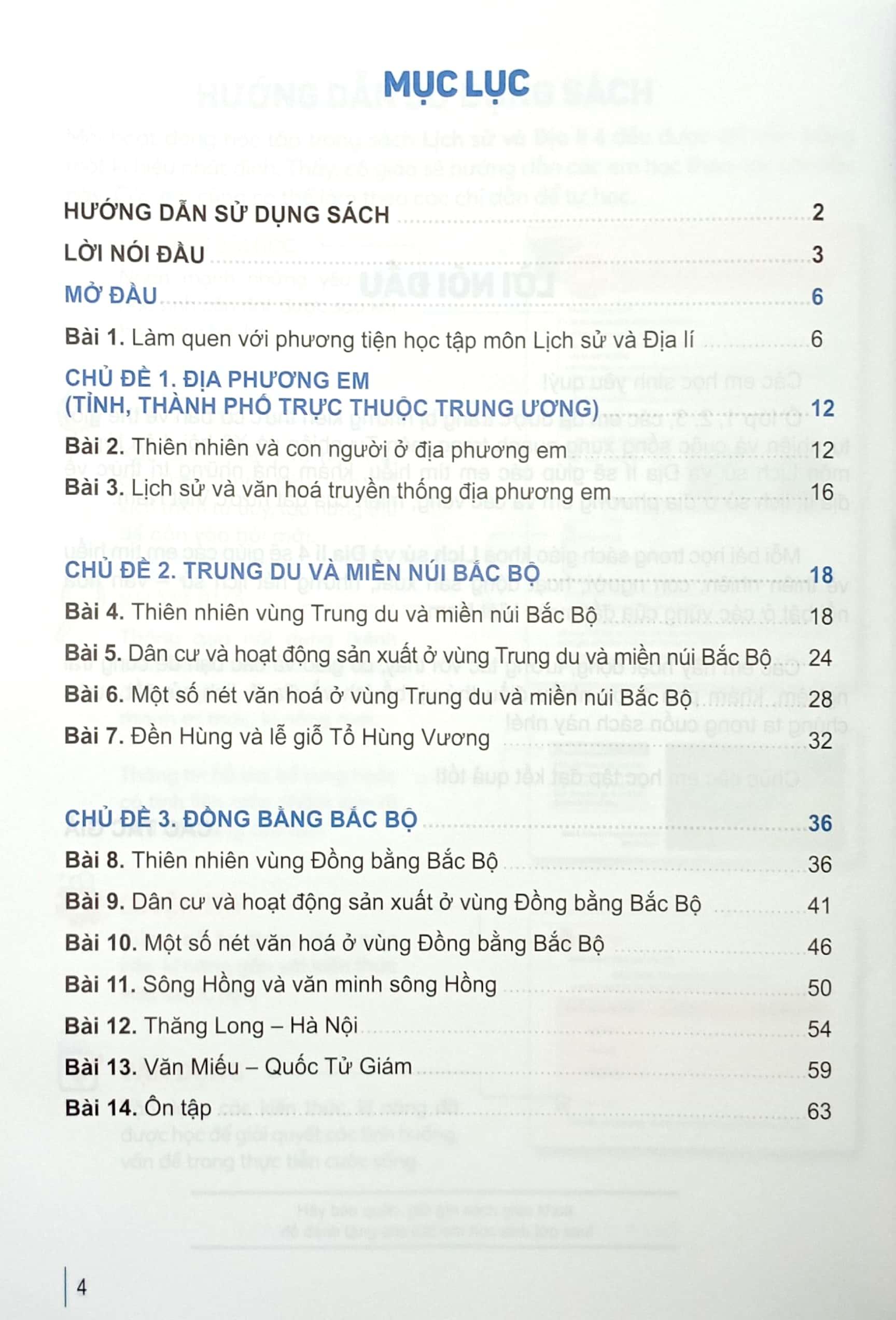 Sách Giáo Khoa Lịch Sử Và Địa Lí 4 (Kết Nối Tri Thức) (Chuẩn)