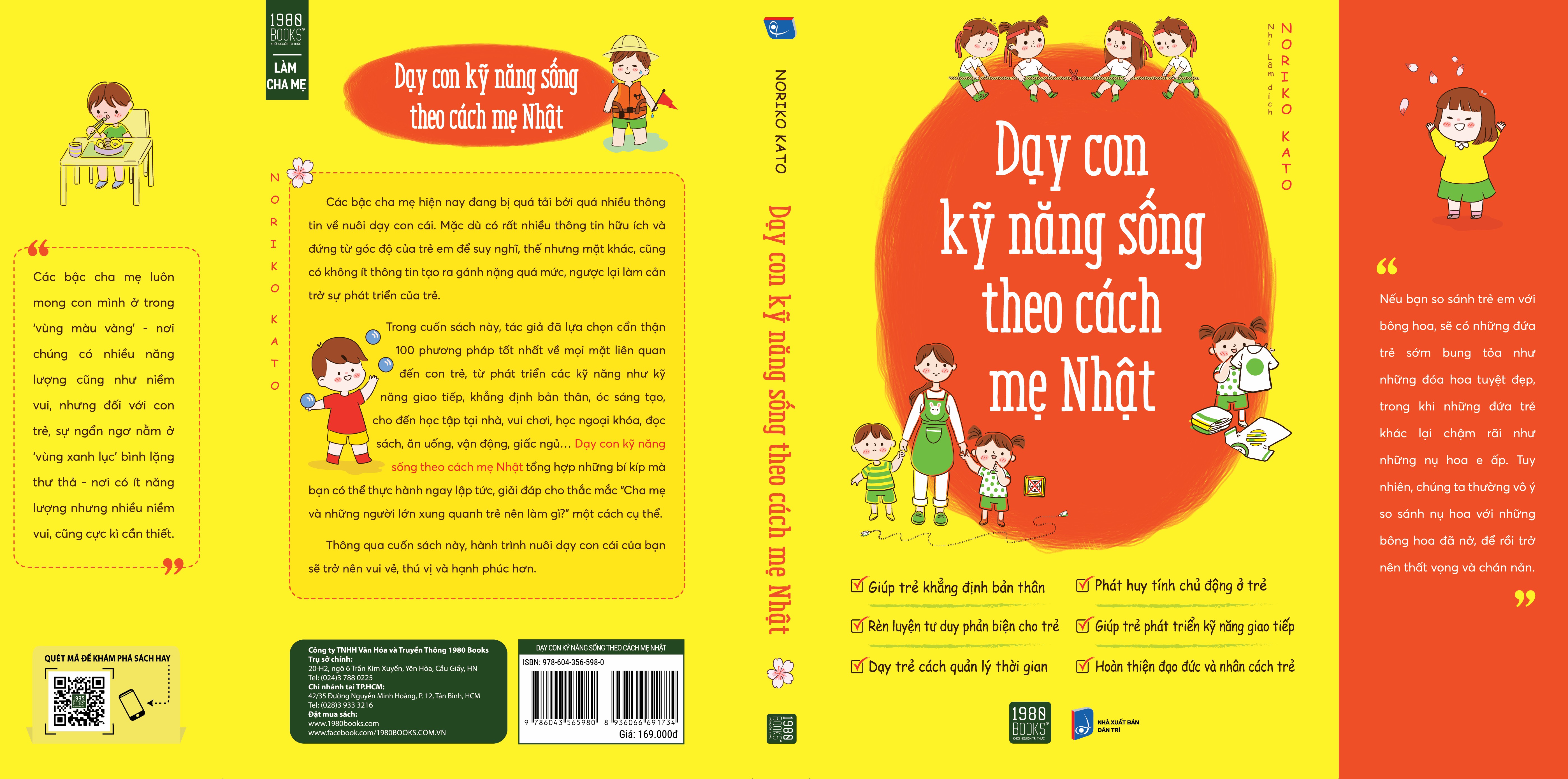Dạy con kỹ năng sống theo cách mẹ nhật - 1980books