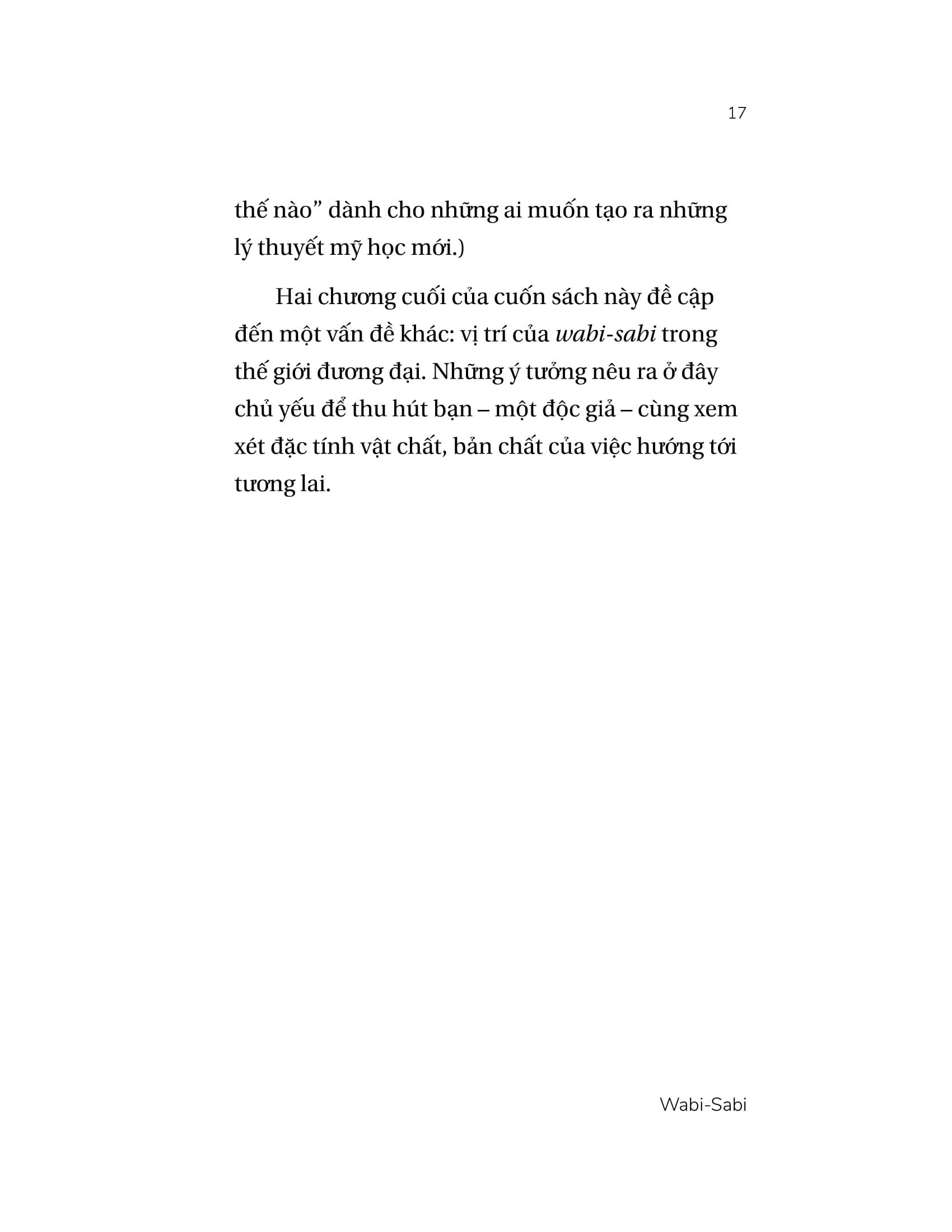 Wabi-Sabi - Tập 2 - Những Suy Nghĩ Thêm