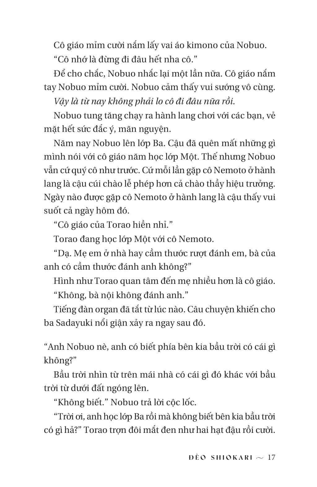 Sách - Đèo Shiokari