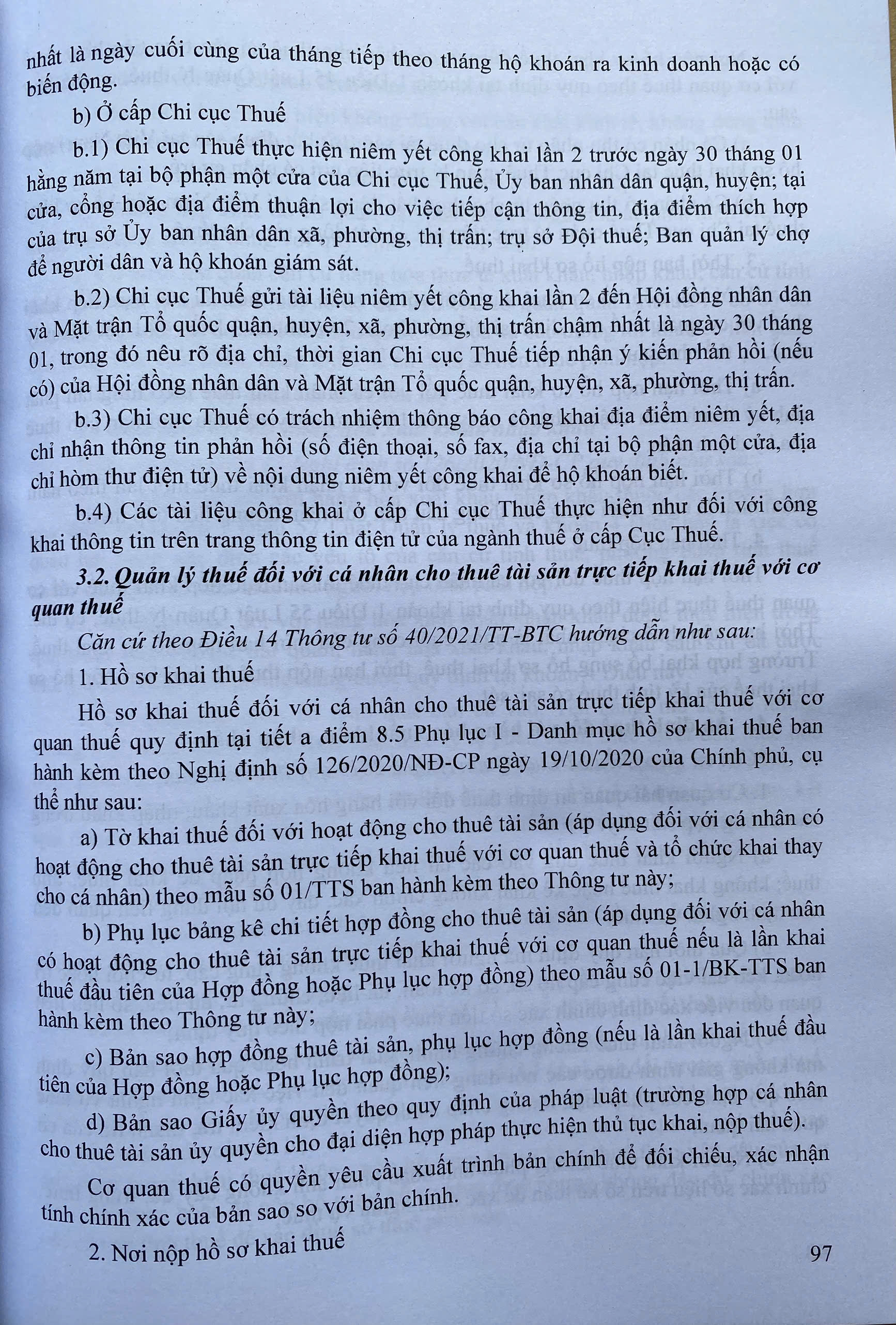 Chỉ Dẫn Áp Dụng Luật Quản Lý Thuế ( Sửa đổi, bổ sung ) Những Quy Định Mới Trong Công Tác Kế Toán Dành Cho Các Loại Hình Doanh Nghiệp