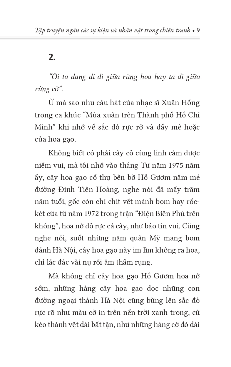 Tập Truyện Ngắn Các Sự Kiện Và Nhân Vật Trong Chiến Tranh - (Kỷ niệm 50 năm ngày giải phóng miền Nam thống nhất đất nước 1975 - 2025)