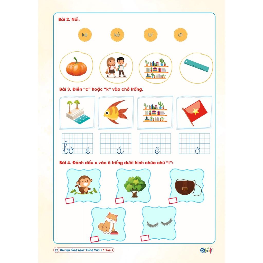 Bài Tập Hằng Ngày - Tiếng Việt Lớp 1 - Kết Nối Tri Thức Với Cuộc Sống - Tập 1 - Bản Quyền