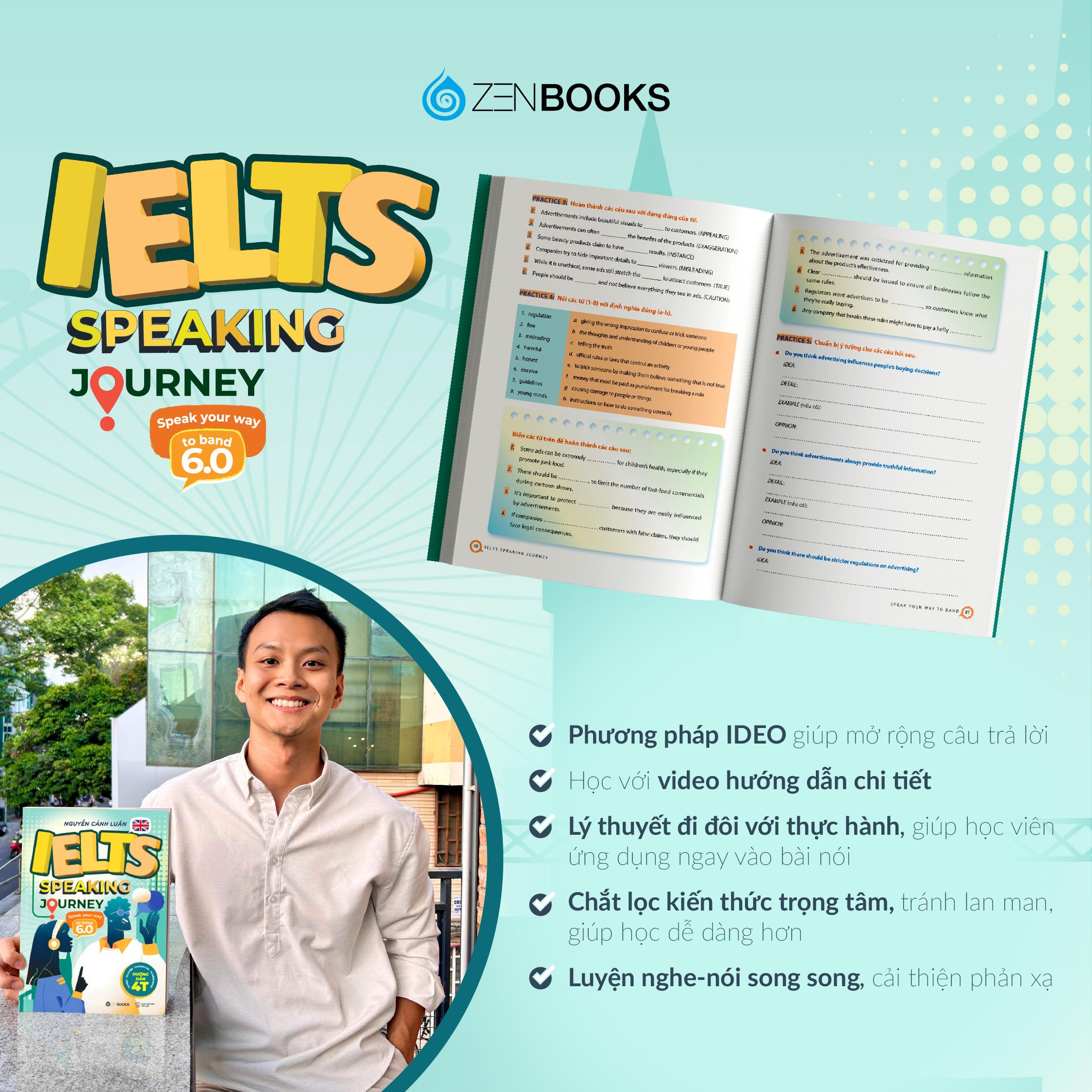 Sách - IELTS Speaking Journey - Speak Your Way To Band 6.0