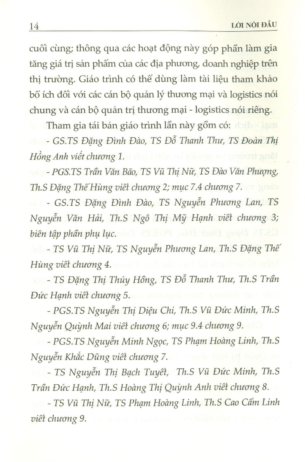 Giáo trình Kinh Tế Thương Mại - Dịch Vụ (Dành cho ngành Kinh tế, Logistics và Quản trị Kinh doanh)
