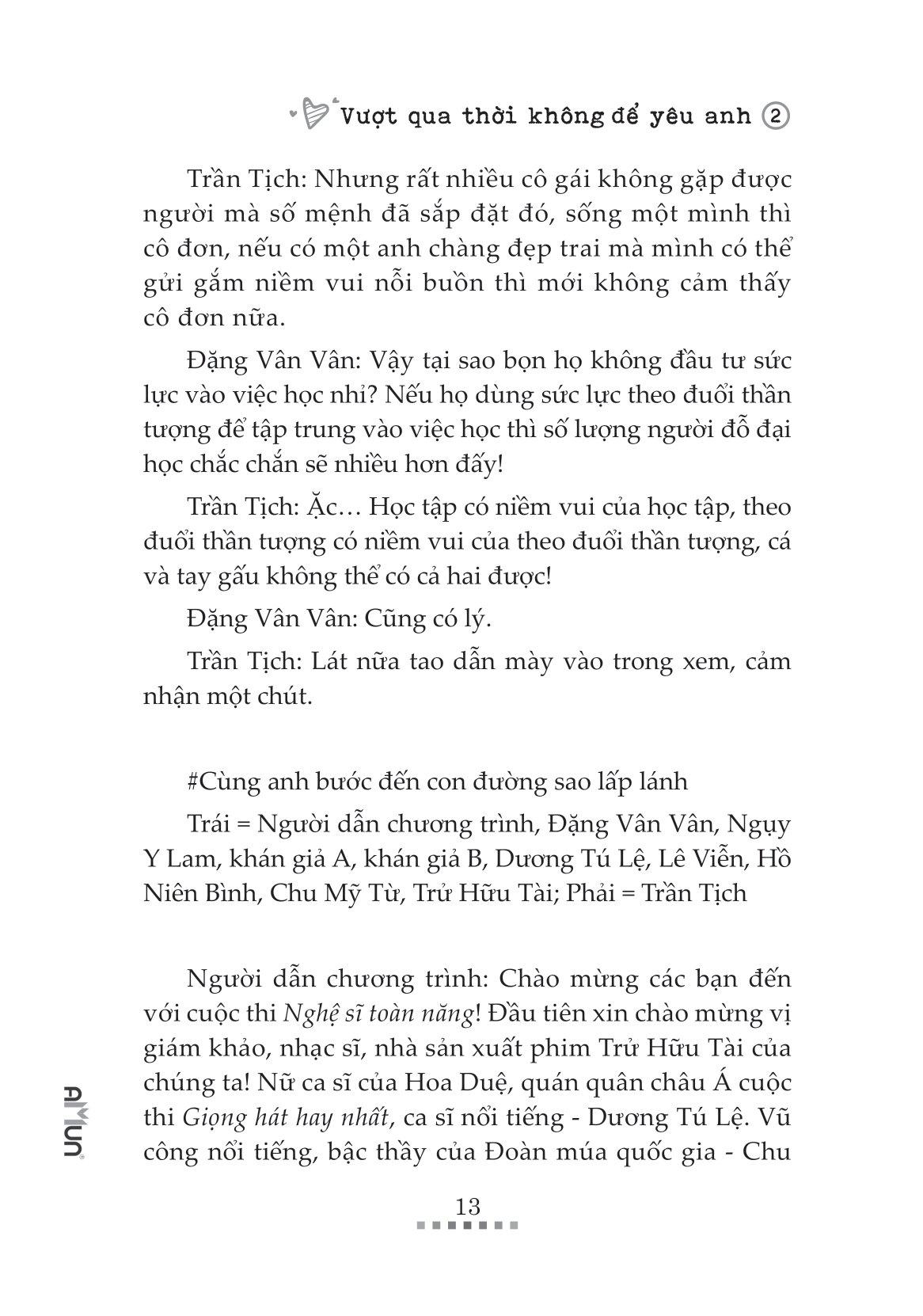 Vượt Qua Thời Không Để Yêu Anh - Tập 2