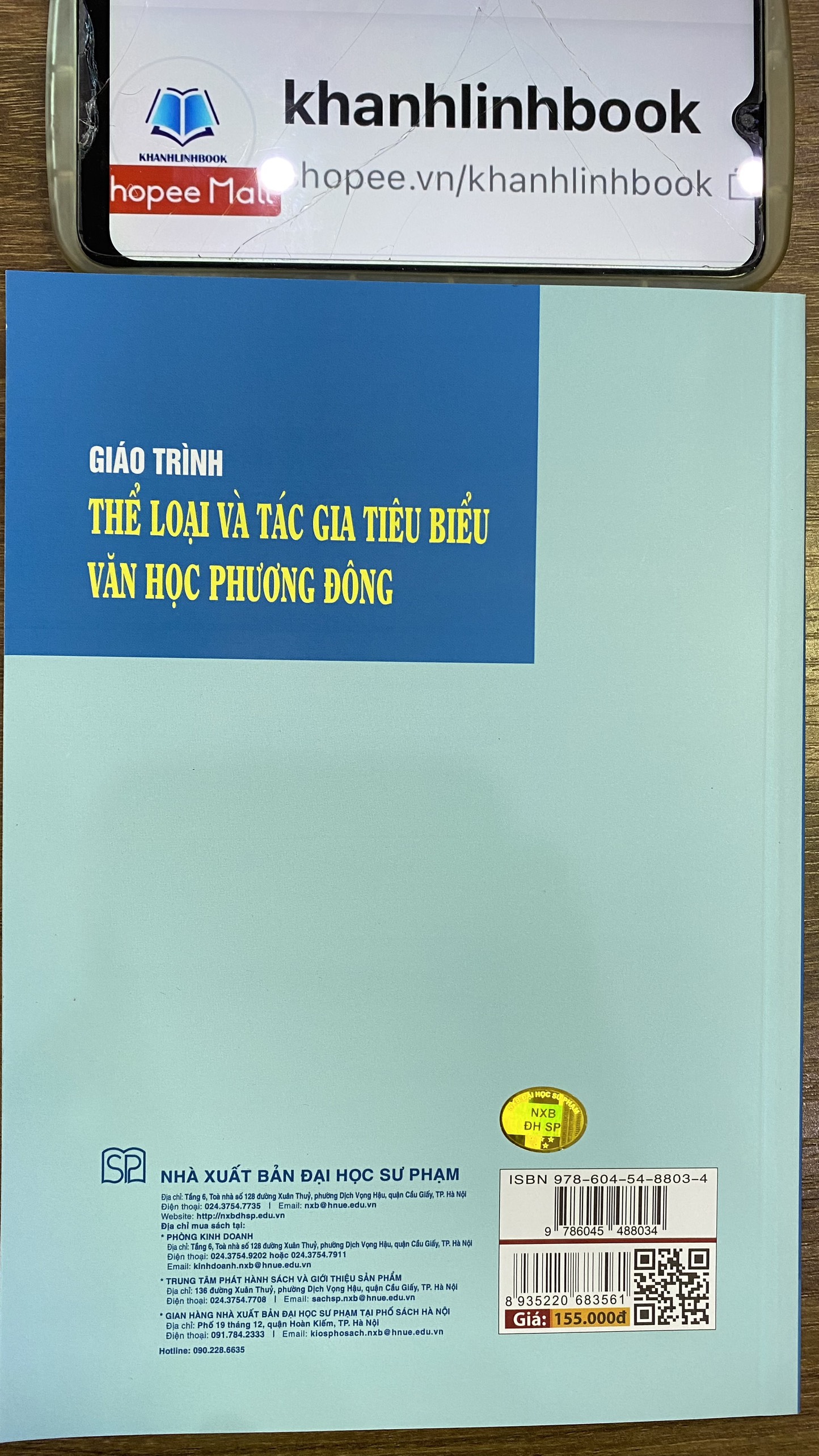 Sách - Giáo trình thể loại và tác gia tiêu biểu văn học phương Đông