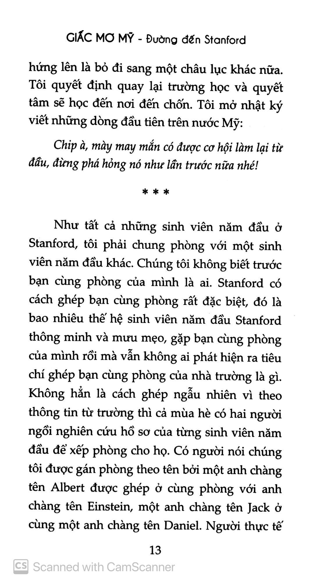 Giấc Mơ Mỹ - Đường Đến Stanford