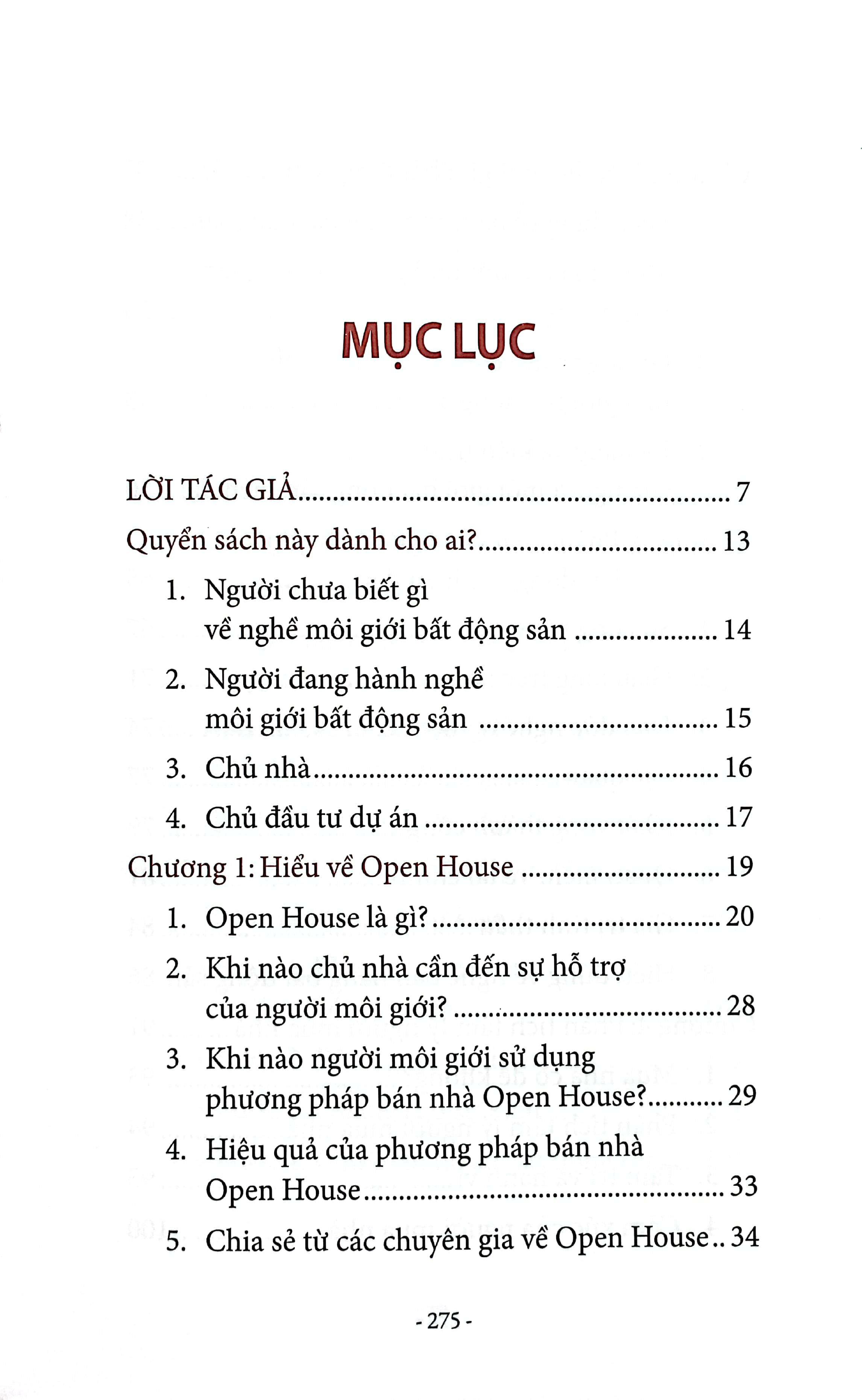 Open House - Khám Phá Bí Mật Bán Nhà Nhanh