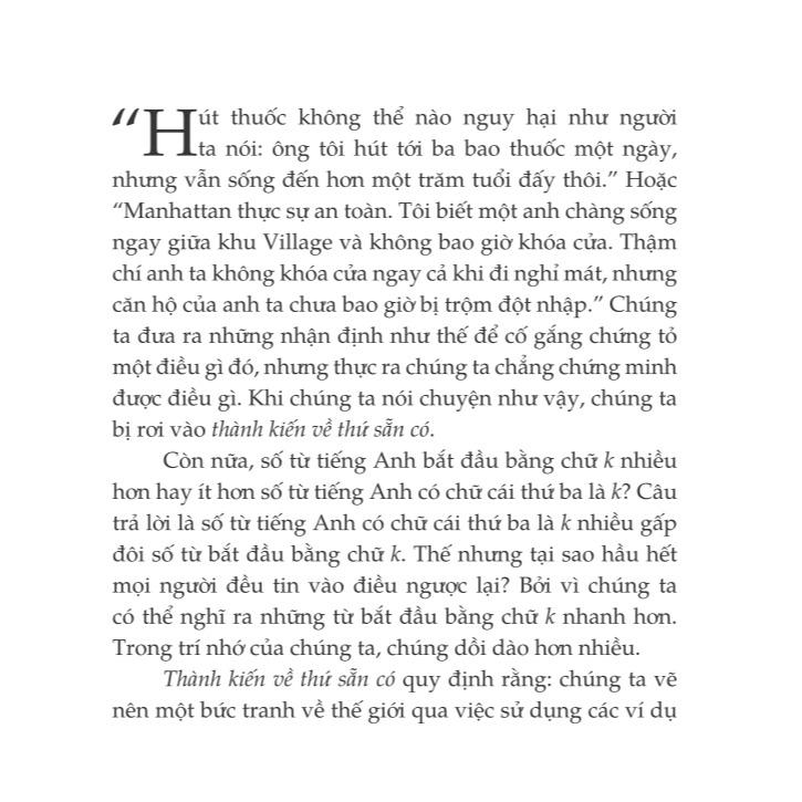 Sách - Nghệ thuật tư duy rành mạch (Nhã Nam HCM)
