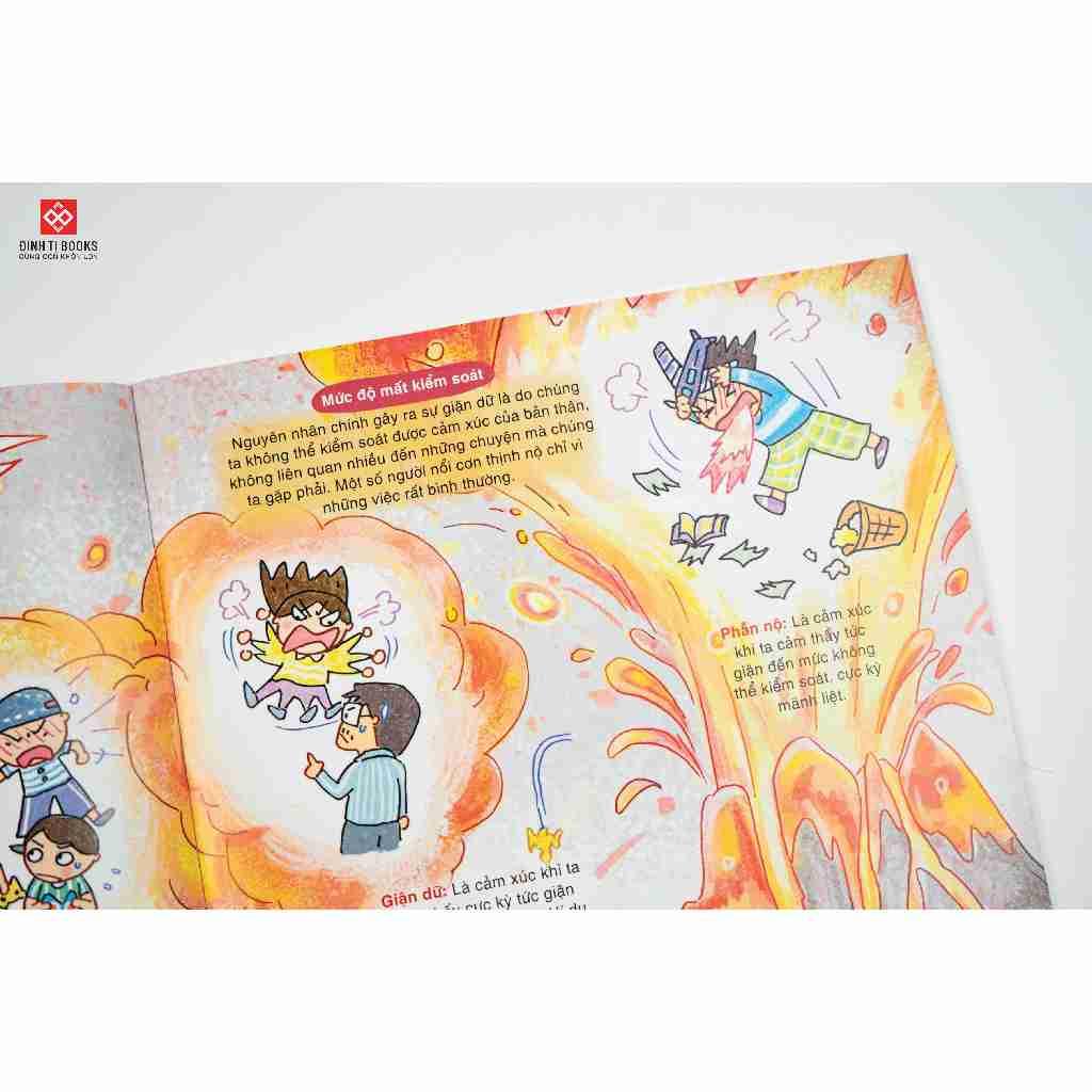 Sách - Cảm xúc siêu cấp rắc rối - Cho trẻ 6 - 12 tuổi - Combo 5 Cuốn - Đinh Tị Books