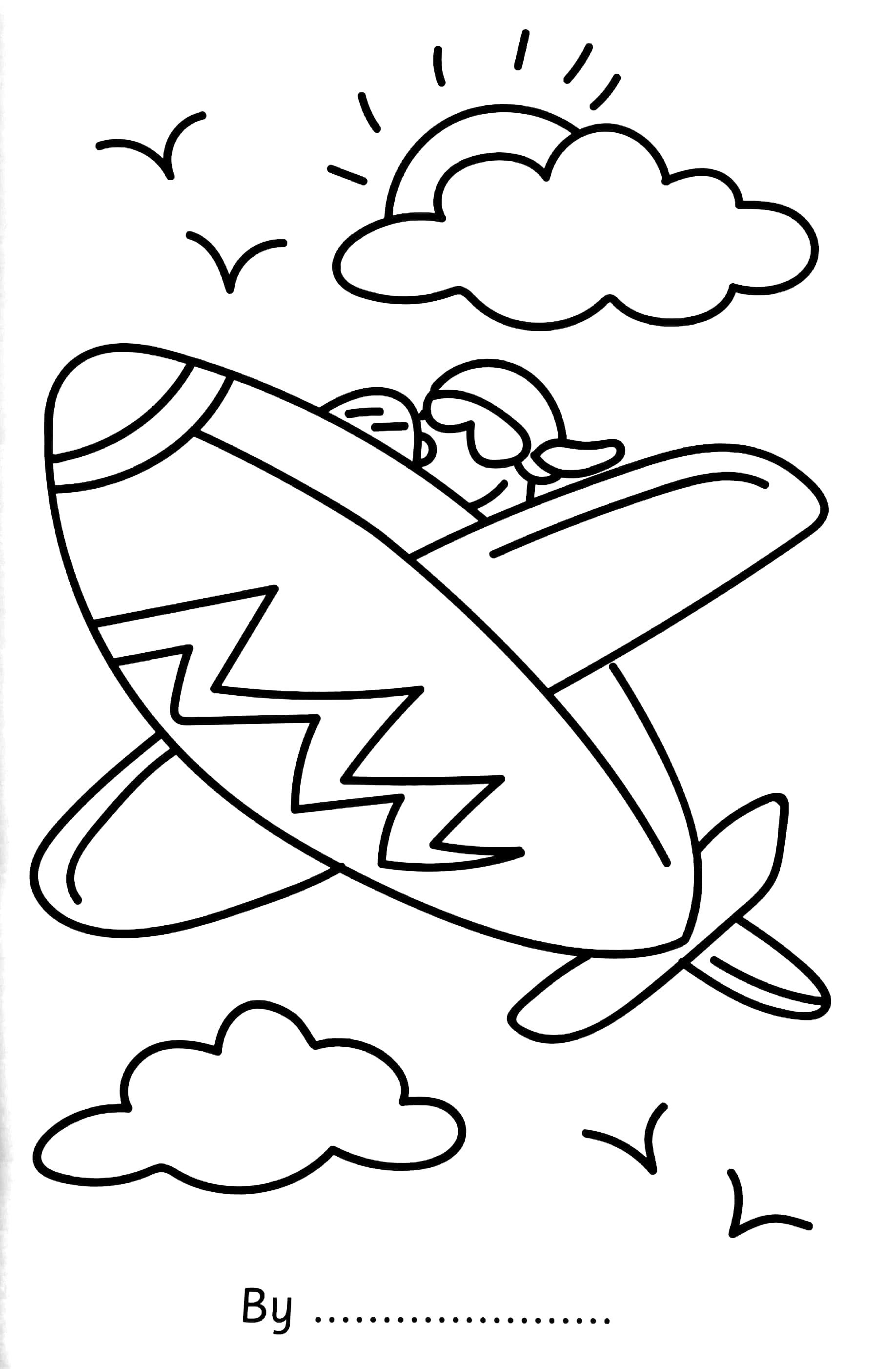 Bumper Things That Go Coloring